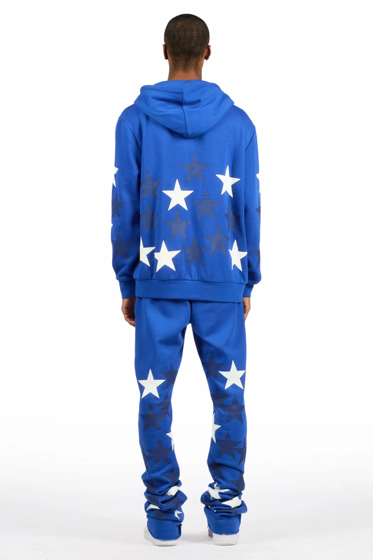 Starlane Royal Hoodie Stacked Flare Fit Track Set