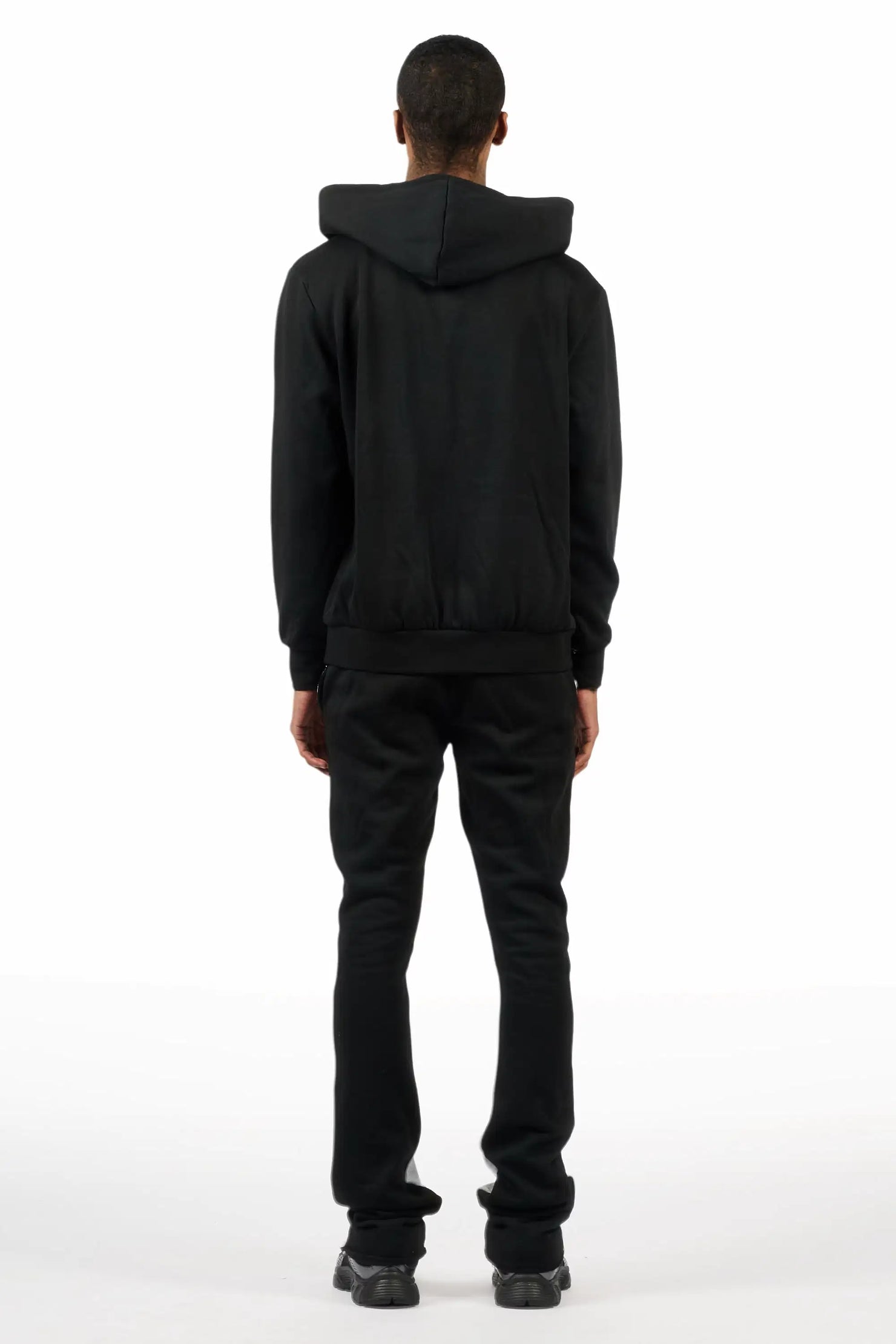 Art Dist 2.0 Black/Grey Hoodie/Stacked Flare Track Set