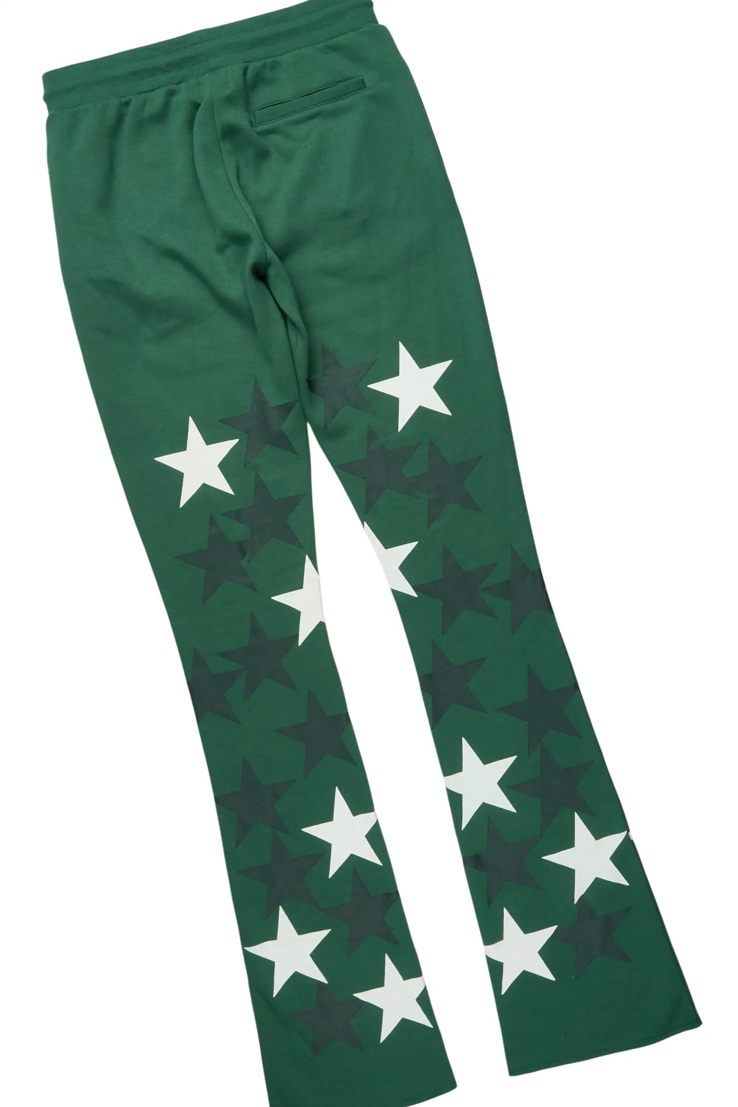 Starlane Green Hoodie Stacked Flare Fit Track Set