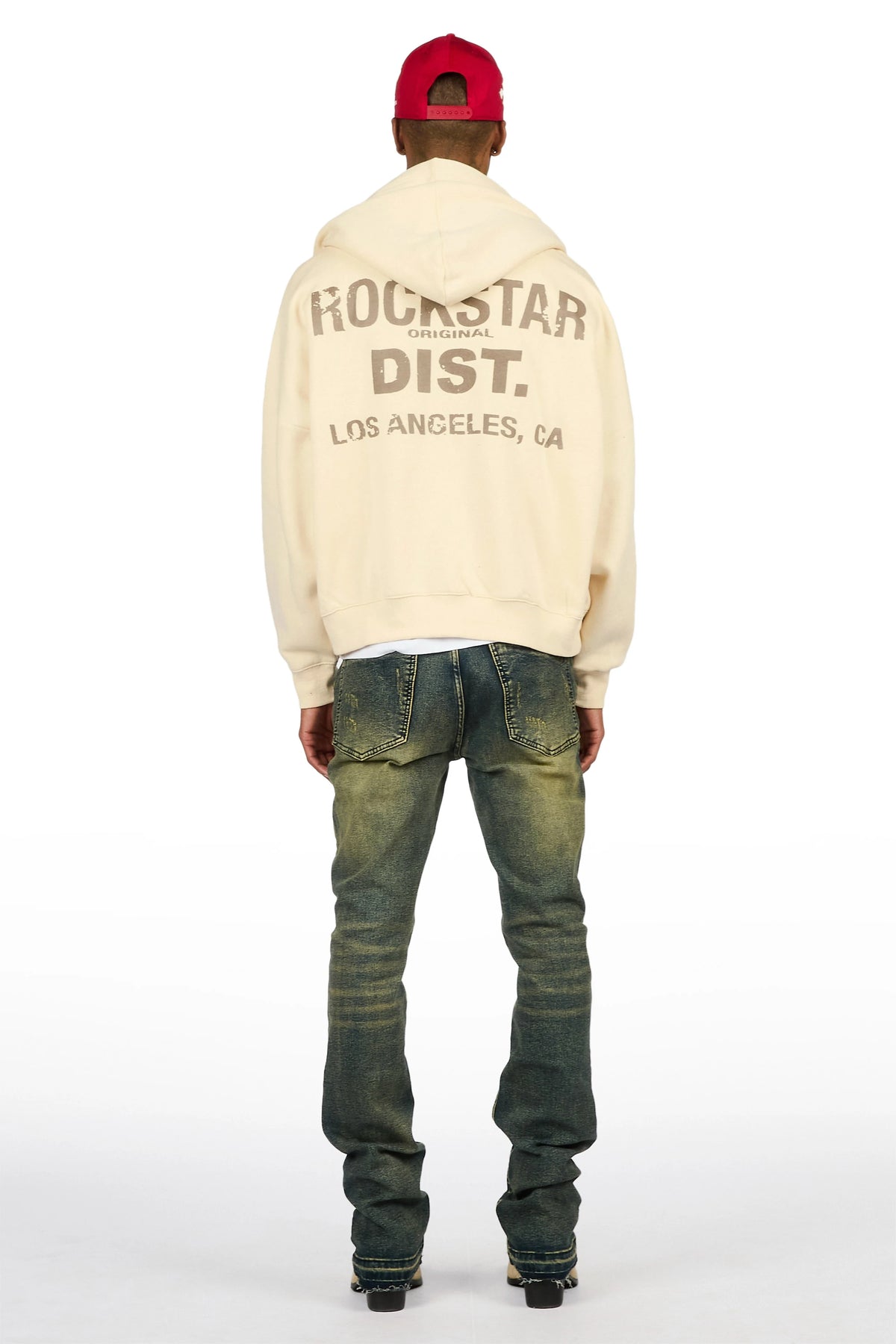 Nunoz Dark Blue Stacked Jean