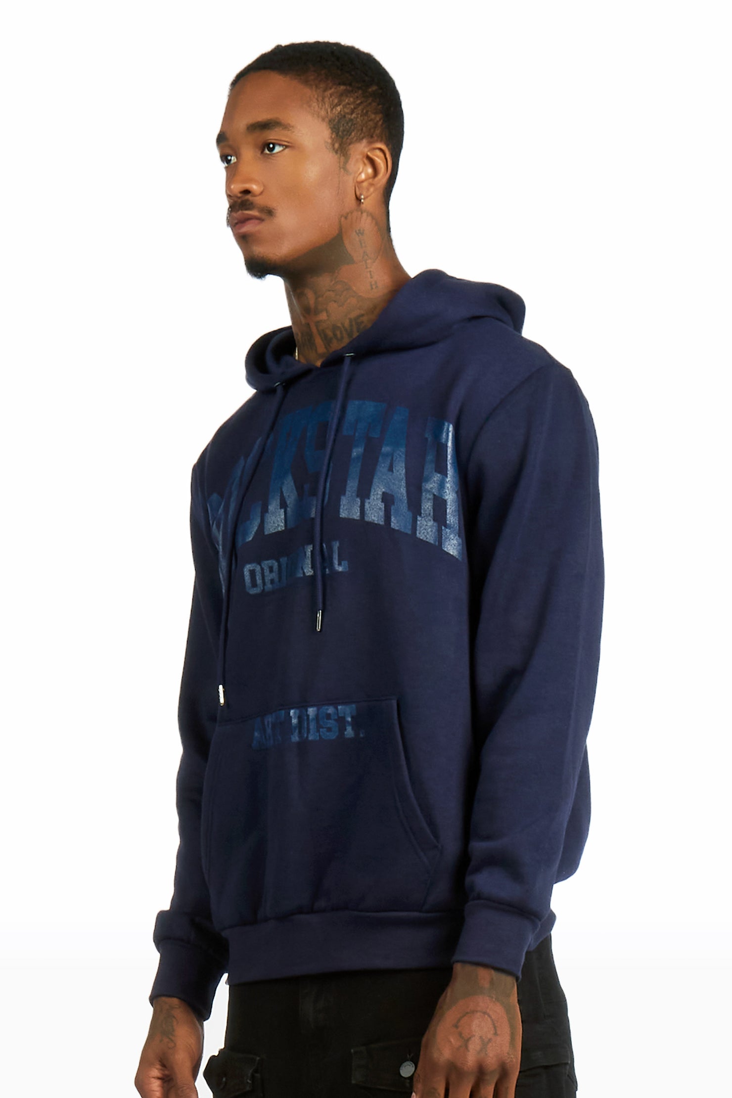 Nelly 3.0 Navy Graphic Hoodie