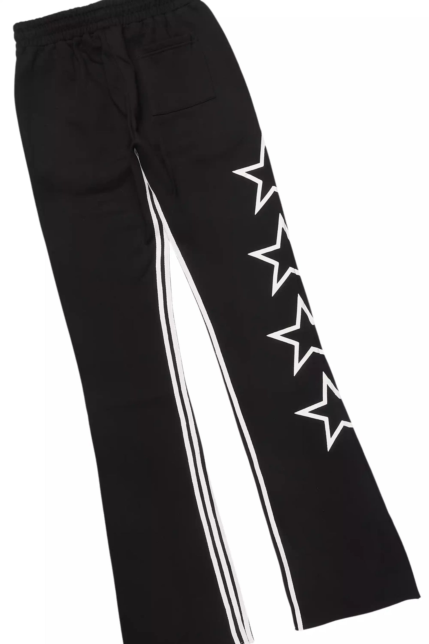 RSO 8 White T-Shirt/Baggy Stacked Track Set