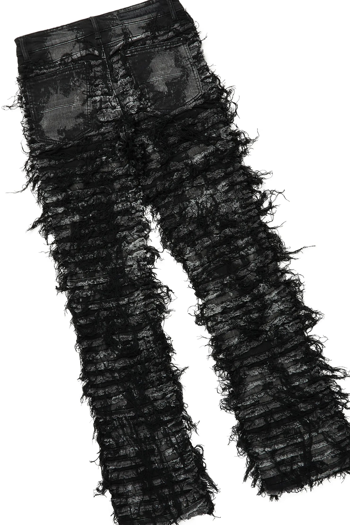 Rafe Black T-Shirt & Bossko Stacked Flare Jean Bundle