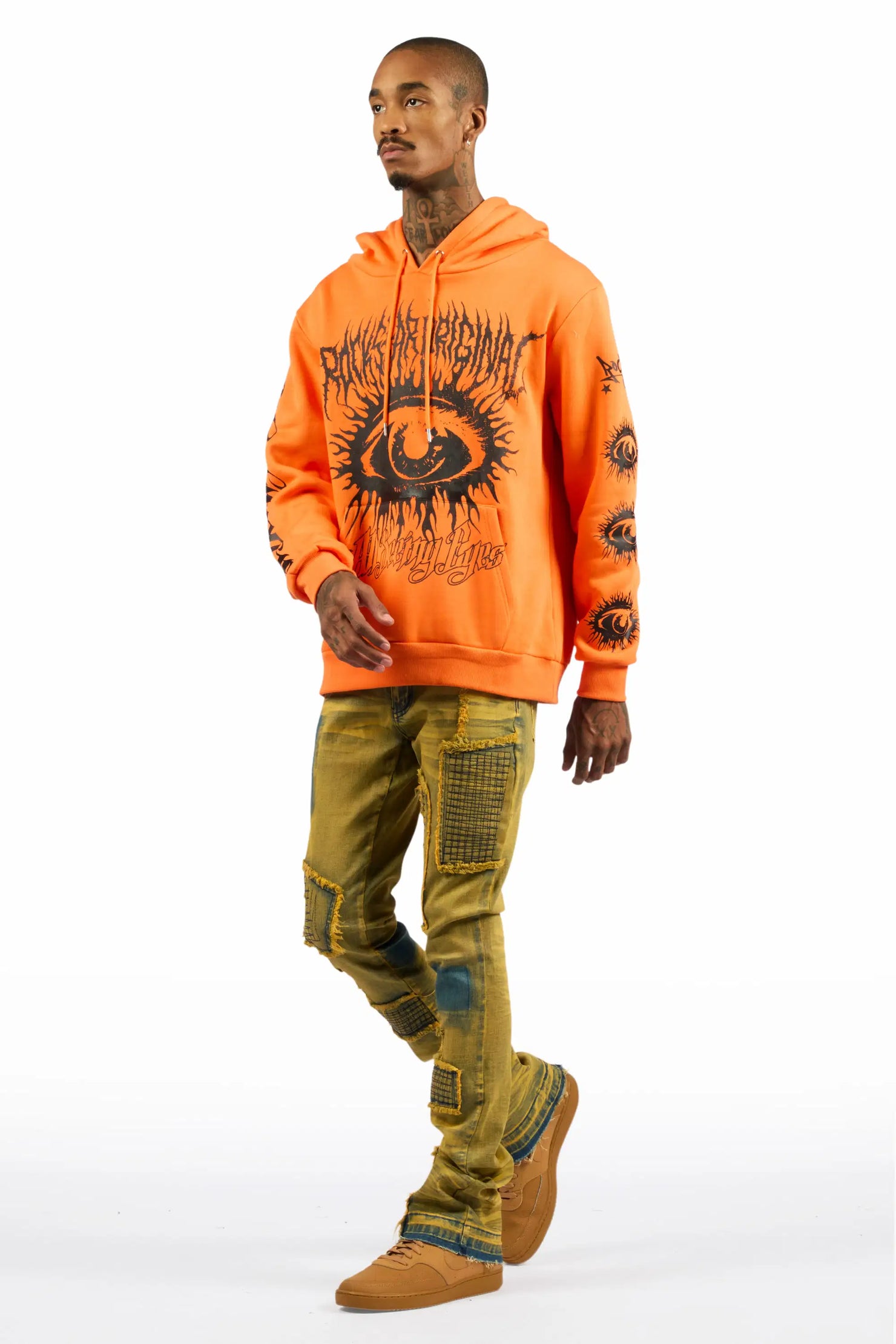 Raglord Tint Blue Stacked Flare Jean