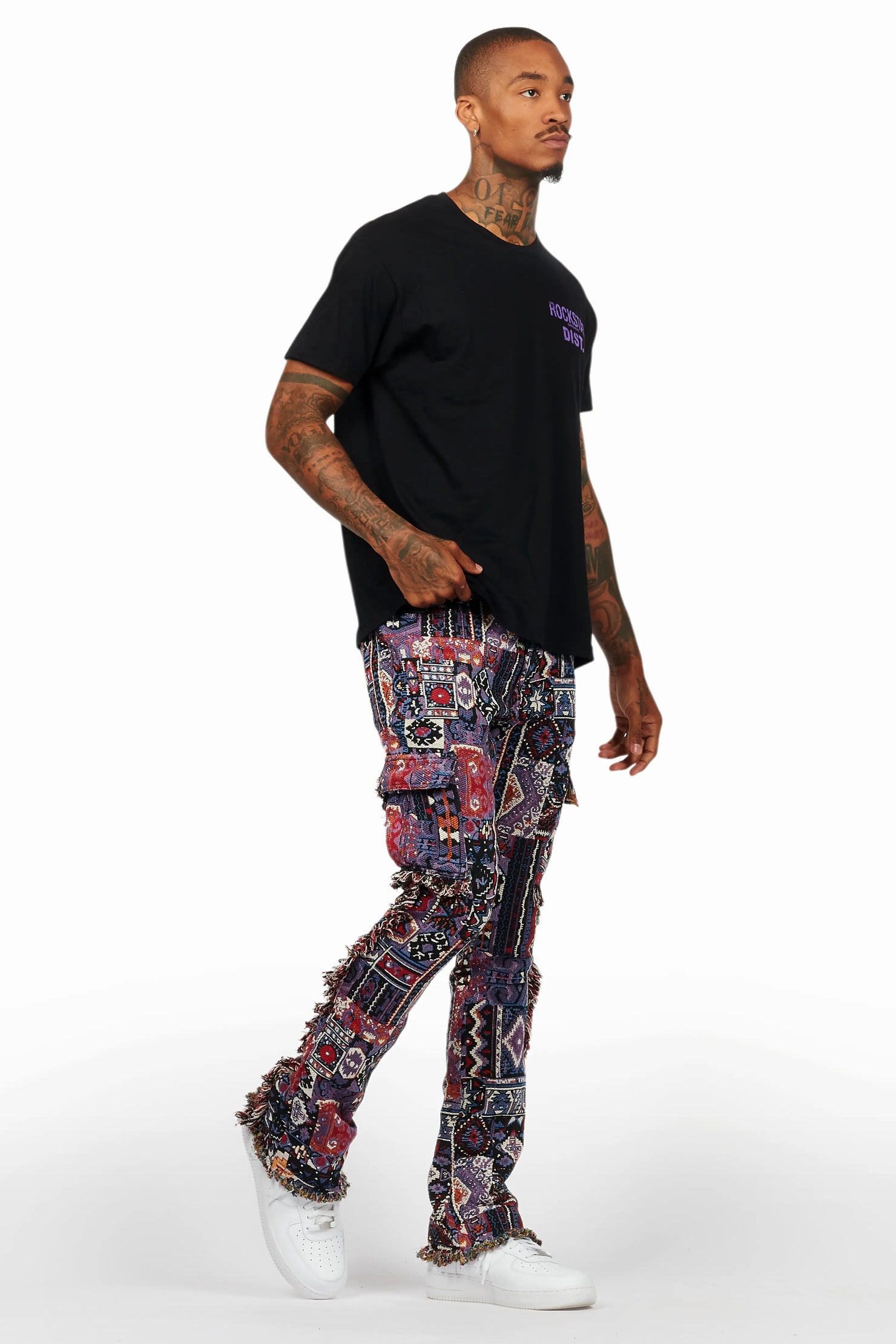 Lake Black/Purple T-Shirt/Tapestry Jean Bundle