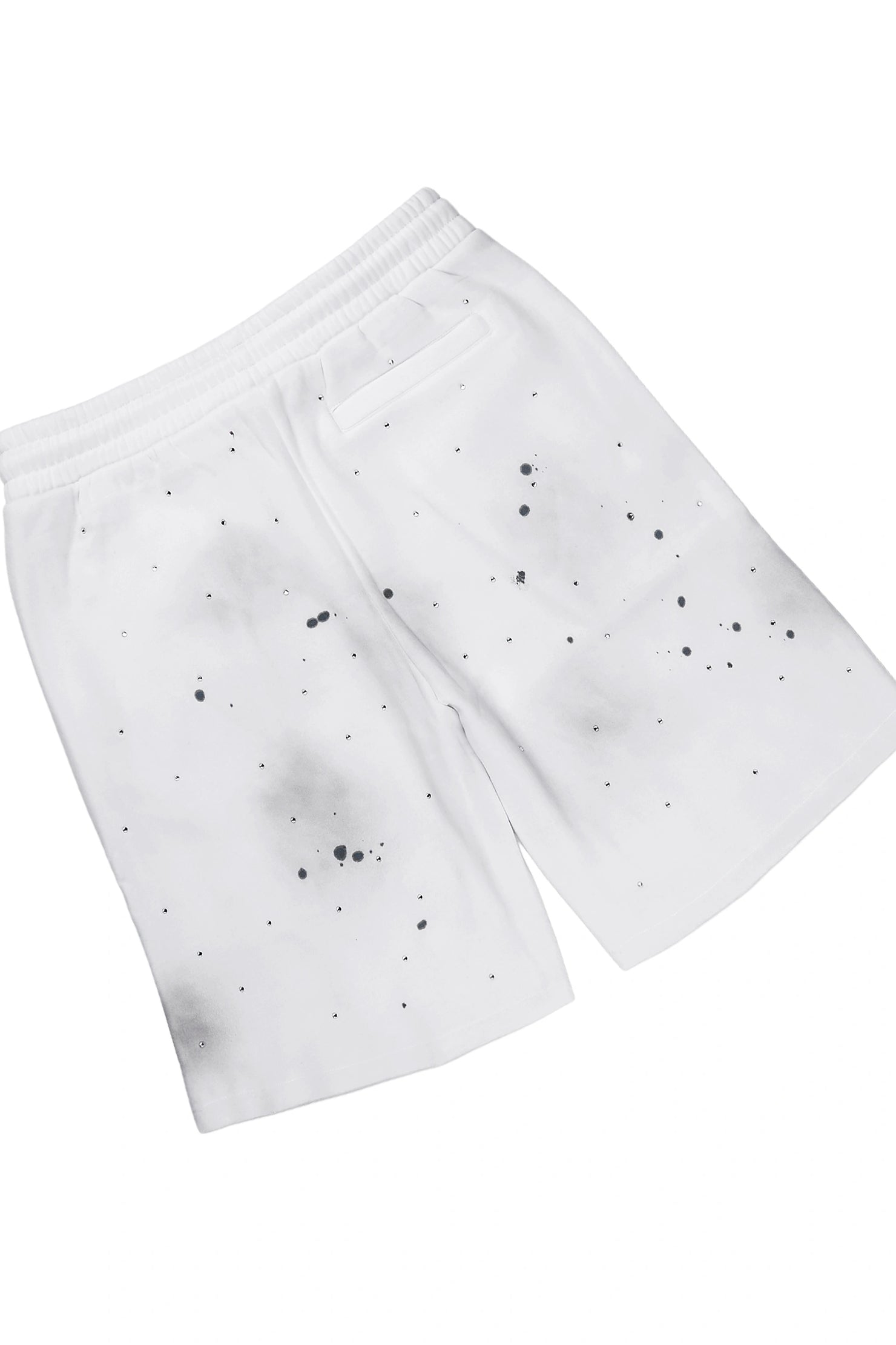 Eliso White T-Shirt/Short Set