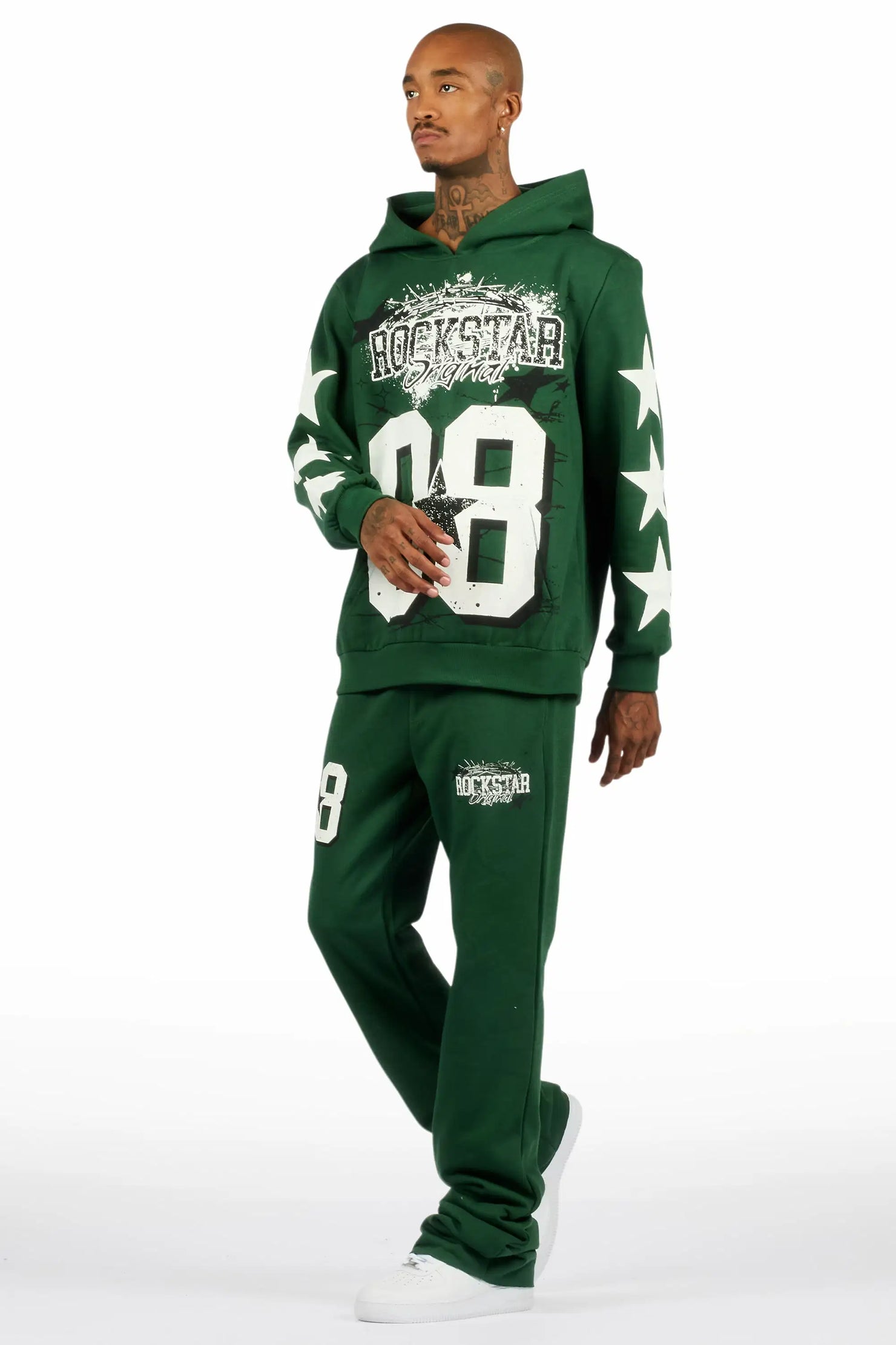 Allstar Green Stacked Track Set