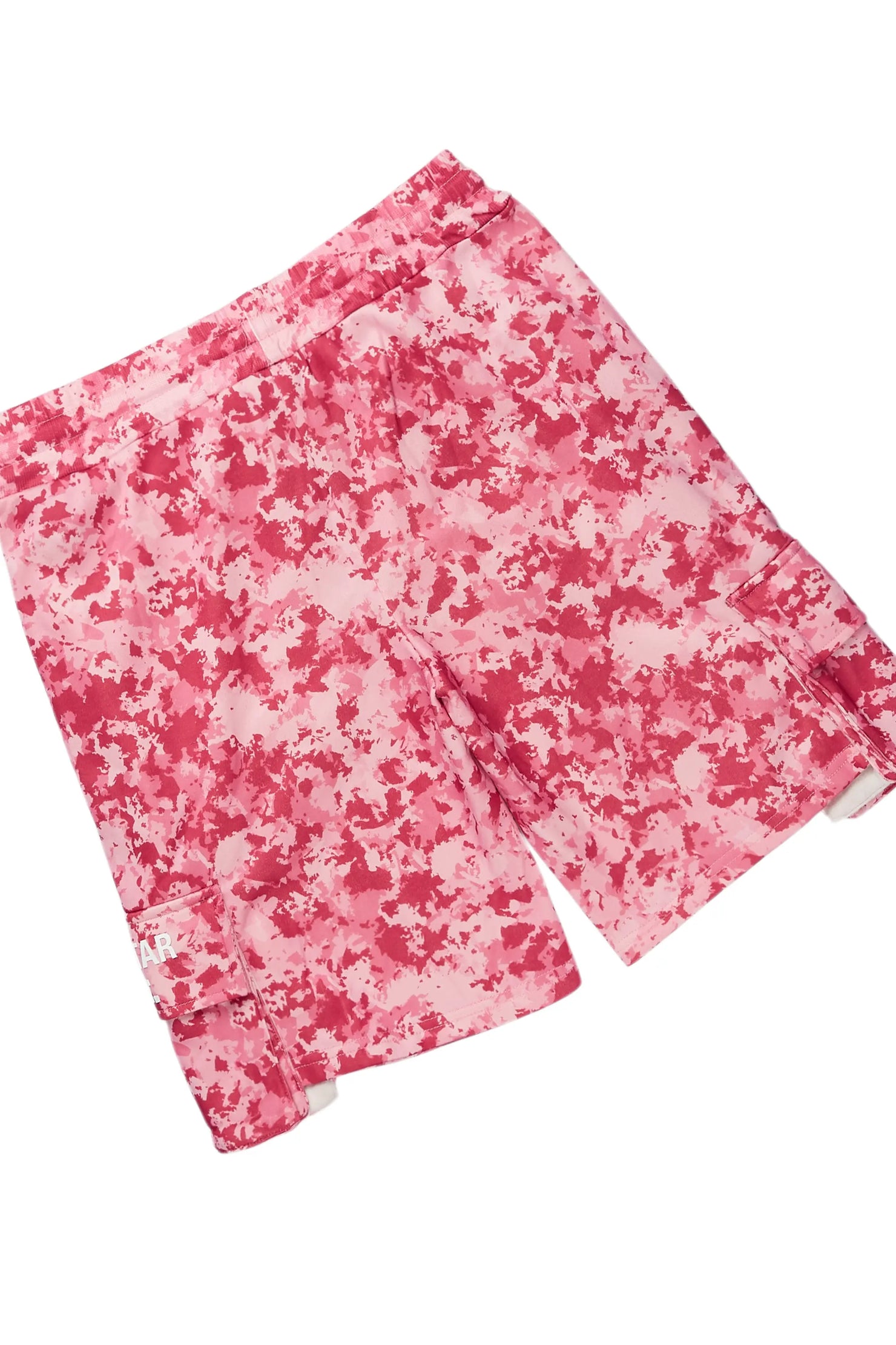 Shaneka Pink Digital Camo Cargo Short Set