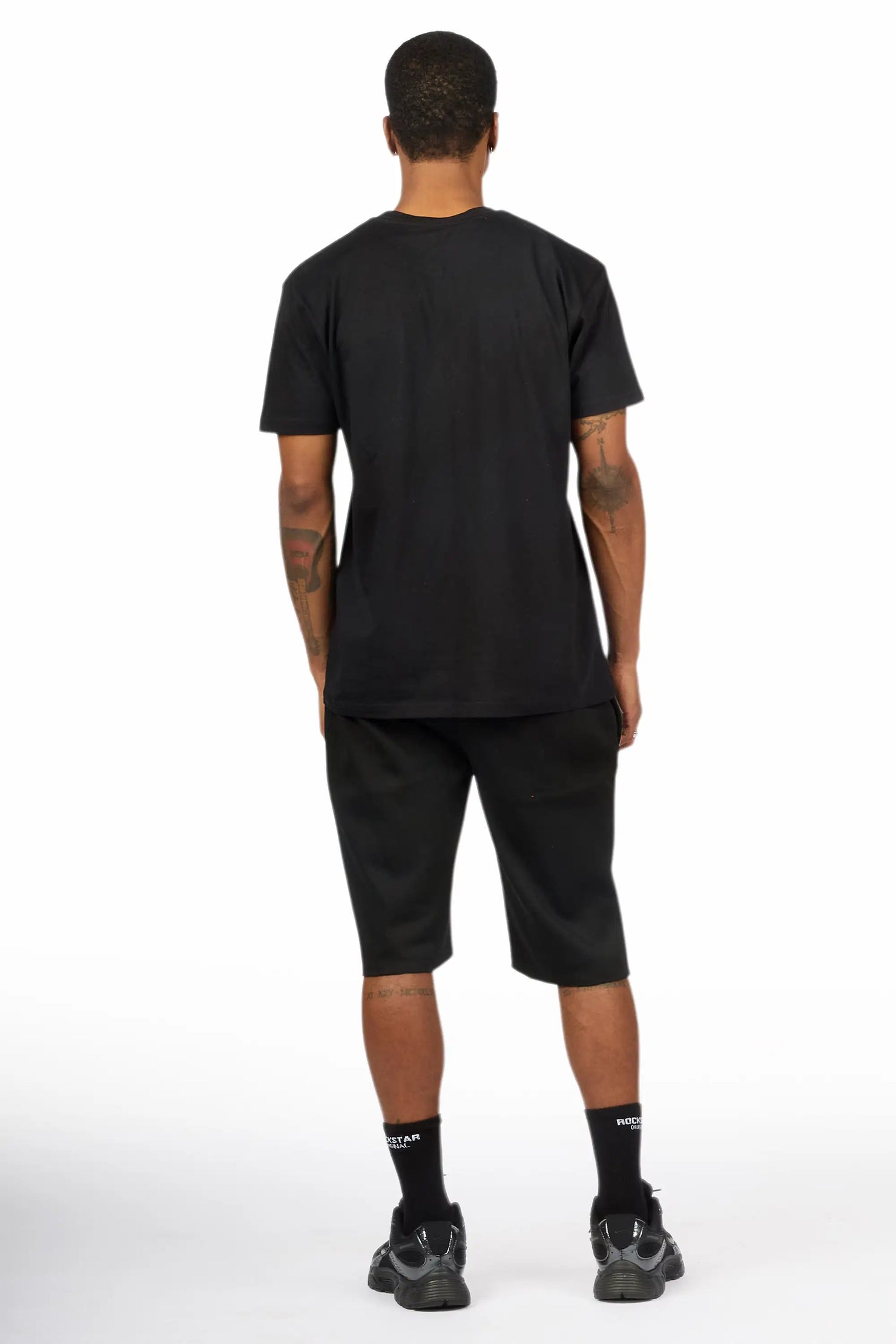 Twinkle Black/Black T-Shirt/Short Set
