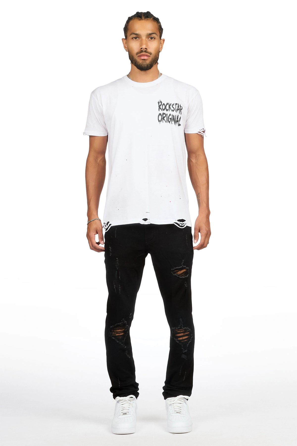 Minton Jet Black Skinny Fit Jean