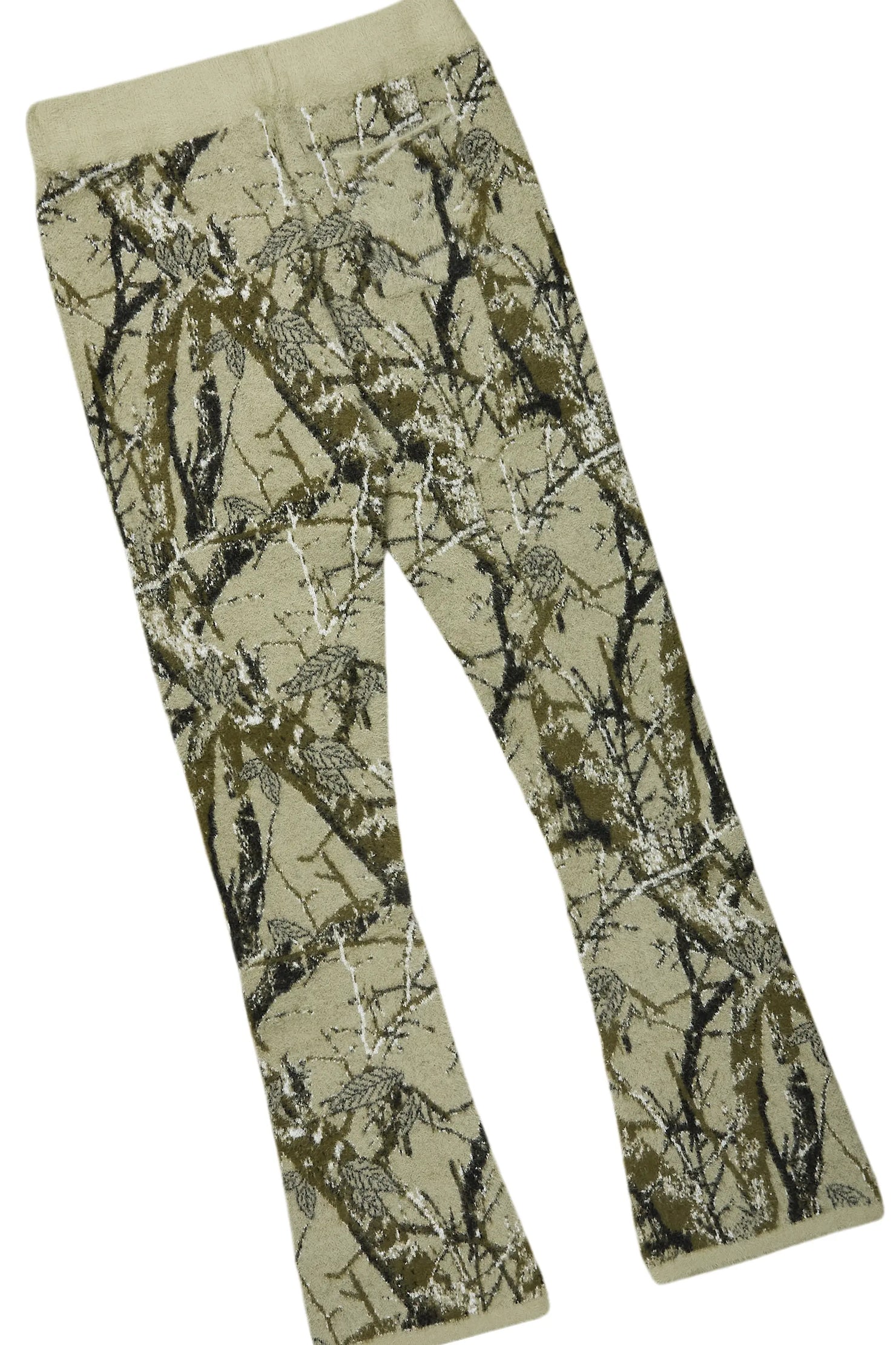Member Tree Camo Stacked Flare Knitted Mohair Track Set
