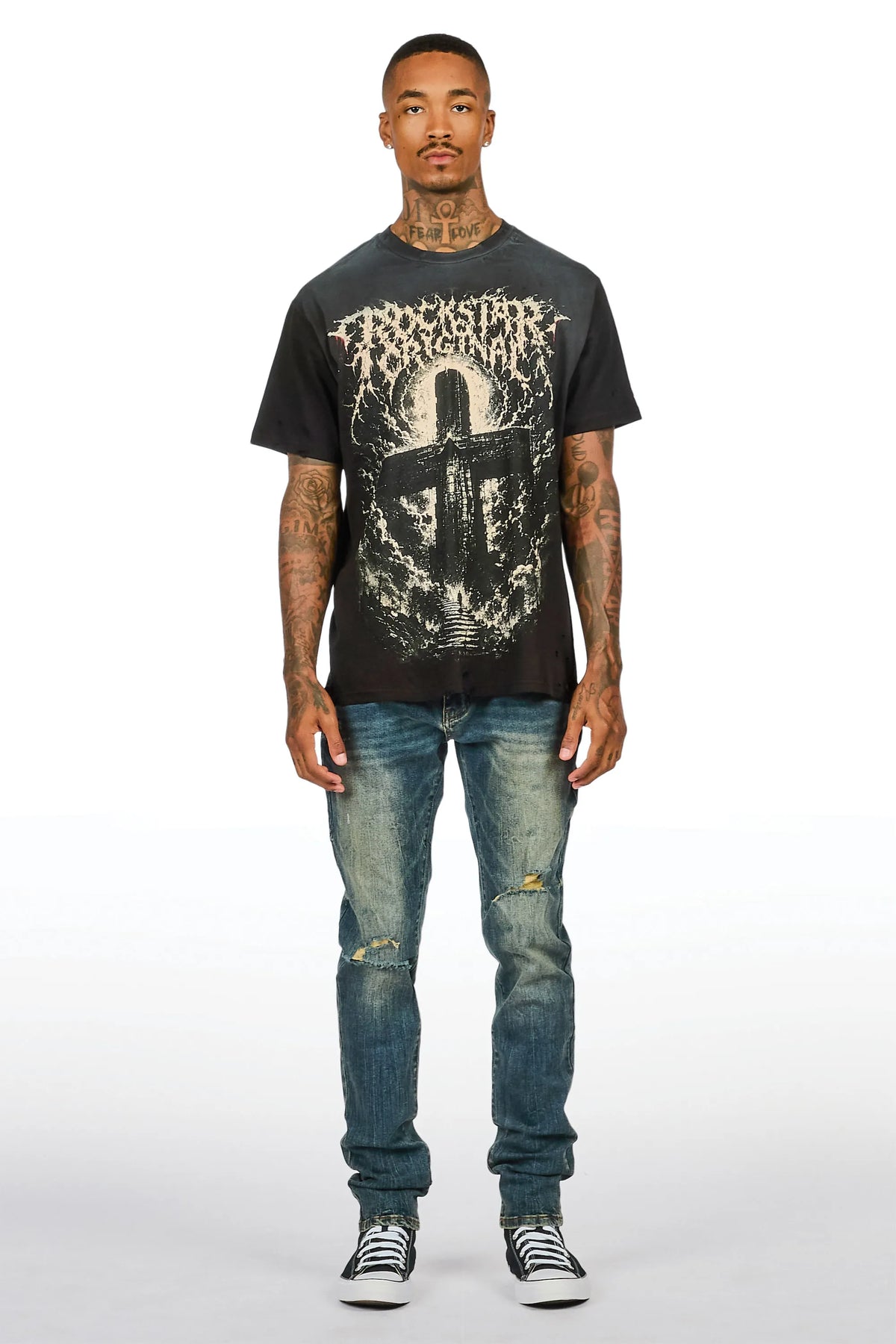 Essam Blue Skinny Fit Jean