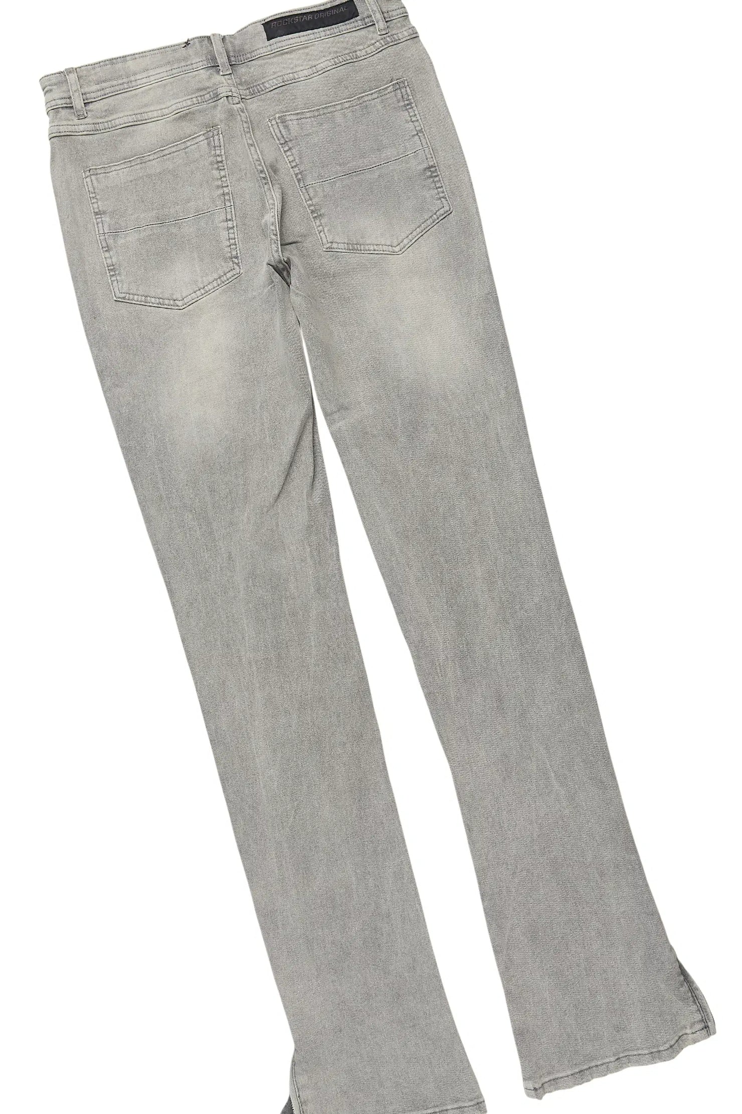 Farren Black Oversized Graphic T-Shirt/Stacked Flare Jean Bundle