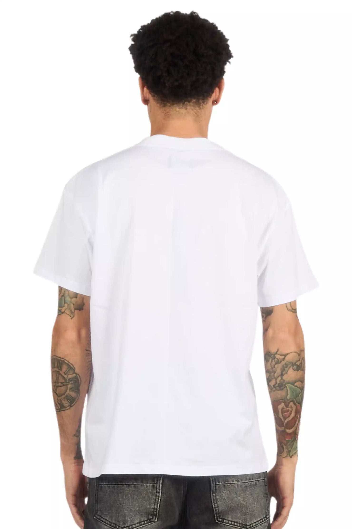Shootah White Oversized Graphic T-Shirt