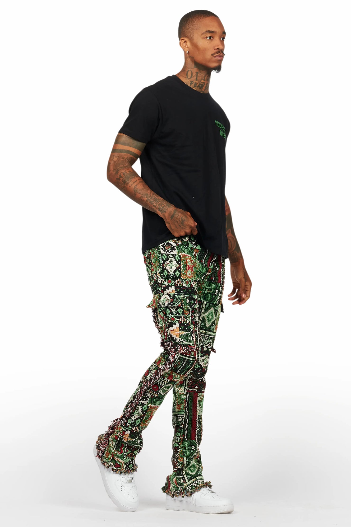 Lake Black/Green T-Shirt/Tapestry Jean Bundle