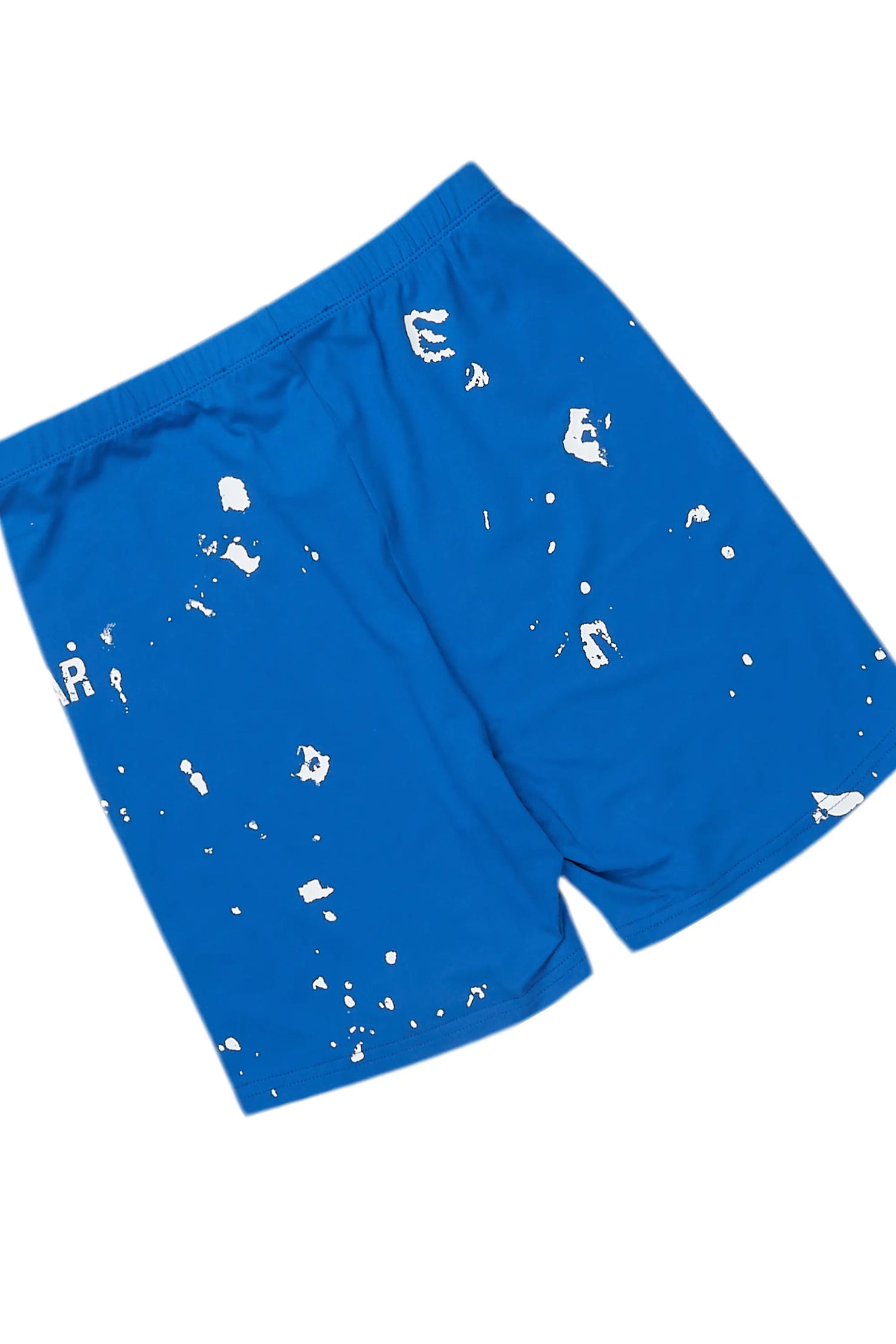 Living For It Royal Blue Bike Short Set