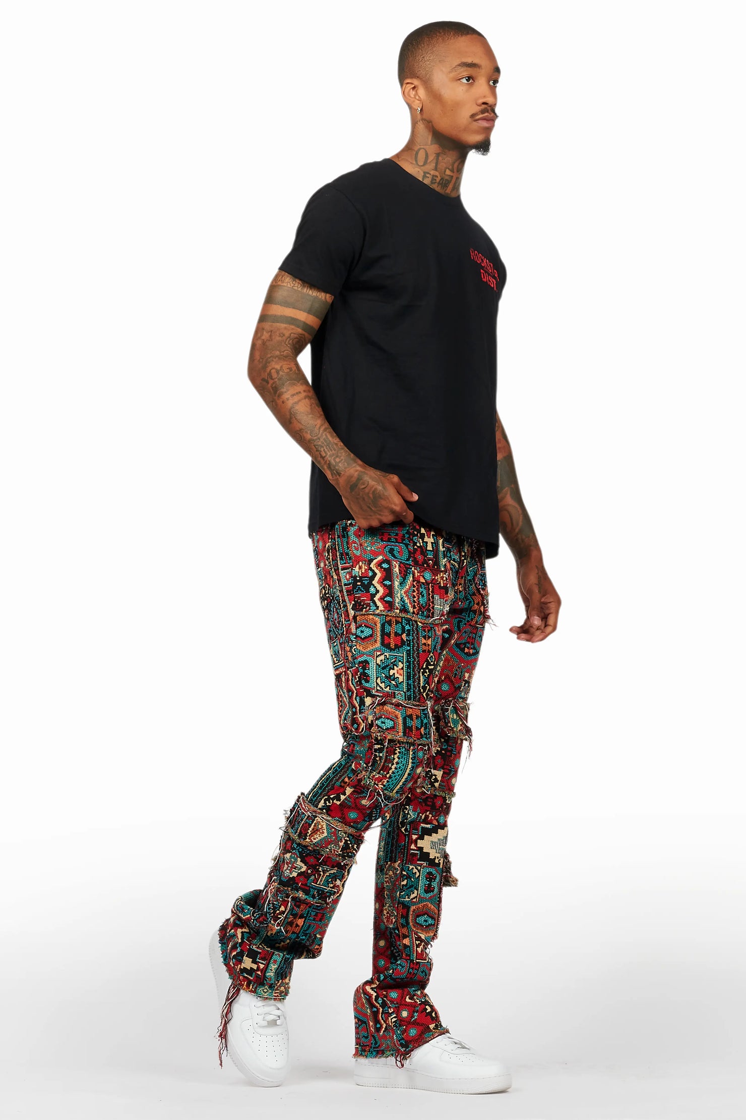 Lake Black/Red T-Shirt/Tapestry Jean Bundle