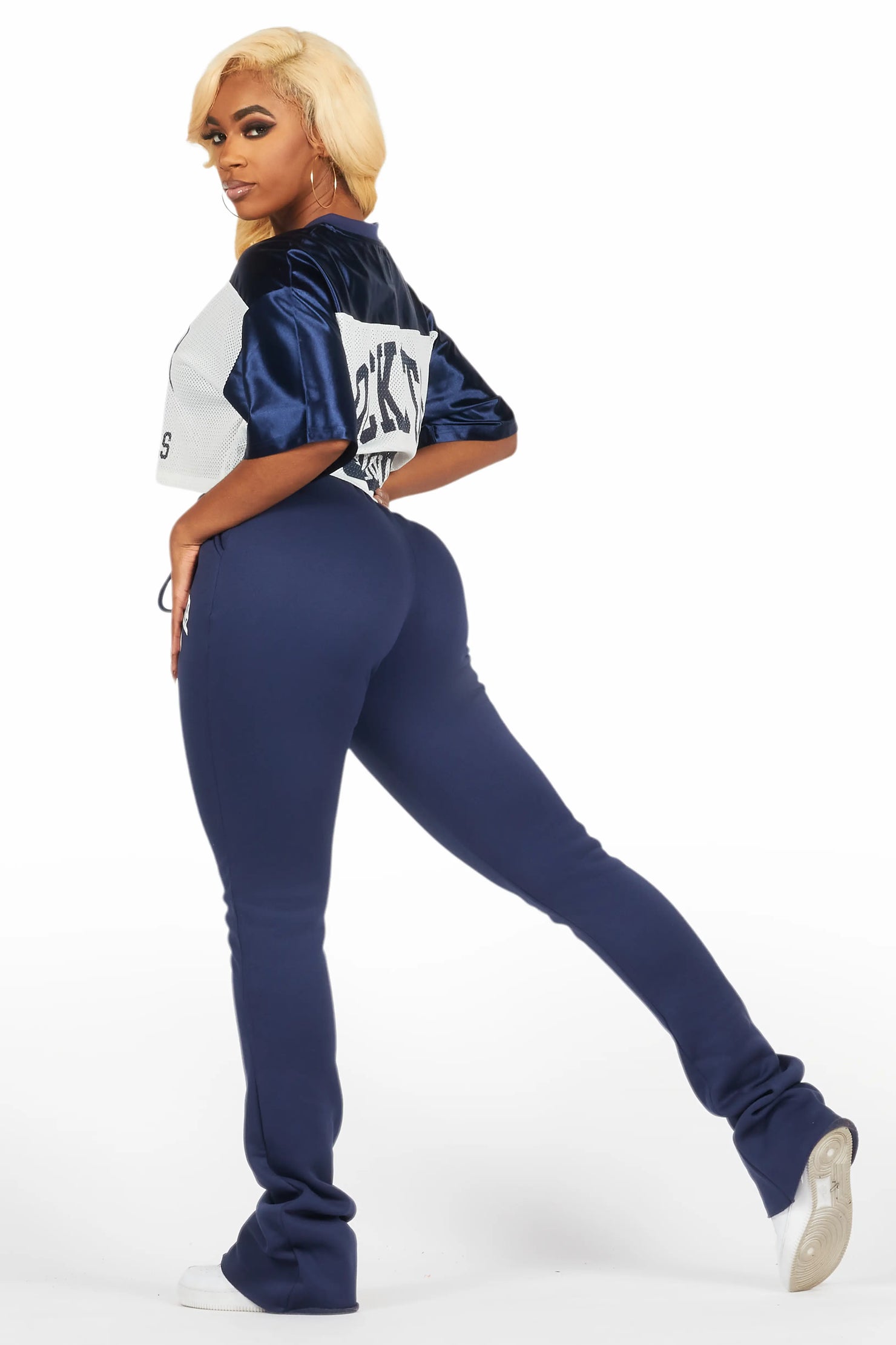 Tamarra Navy/White Jersey Trackset