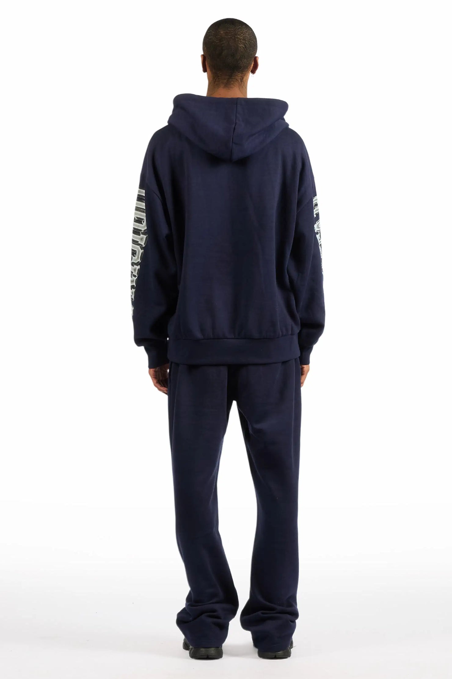 Rleague Navy Hoodie/Baggy Pant Track Set