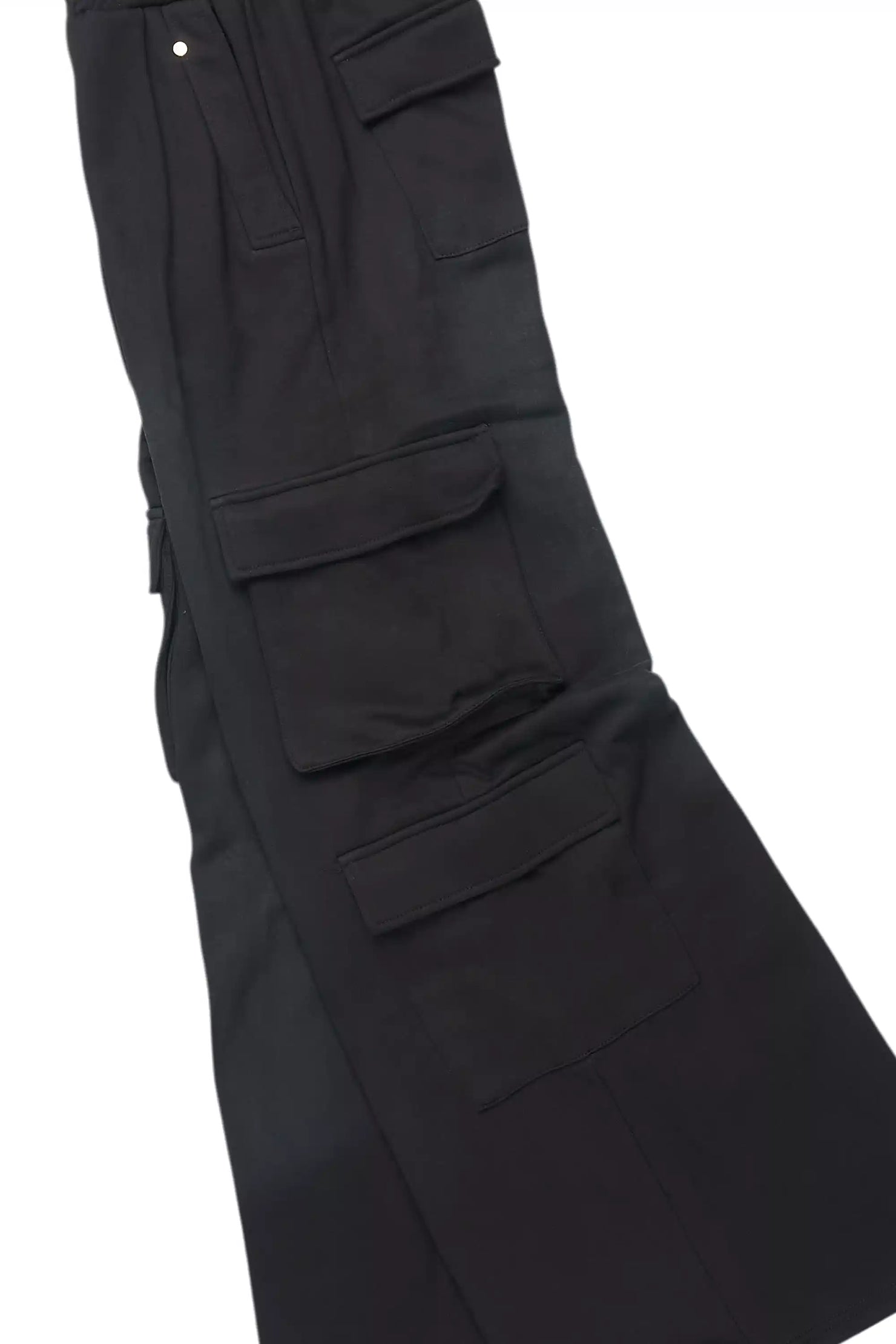 Abilio Black T-Shirt/Baggy Stacked Track Set