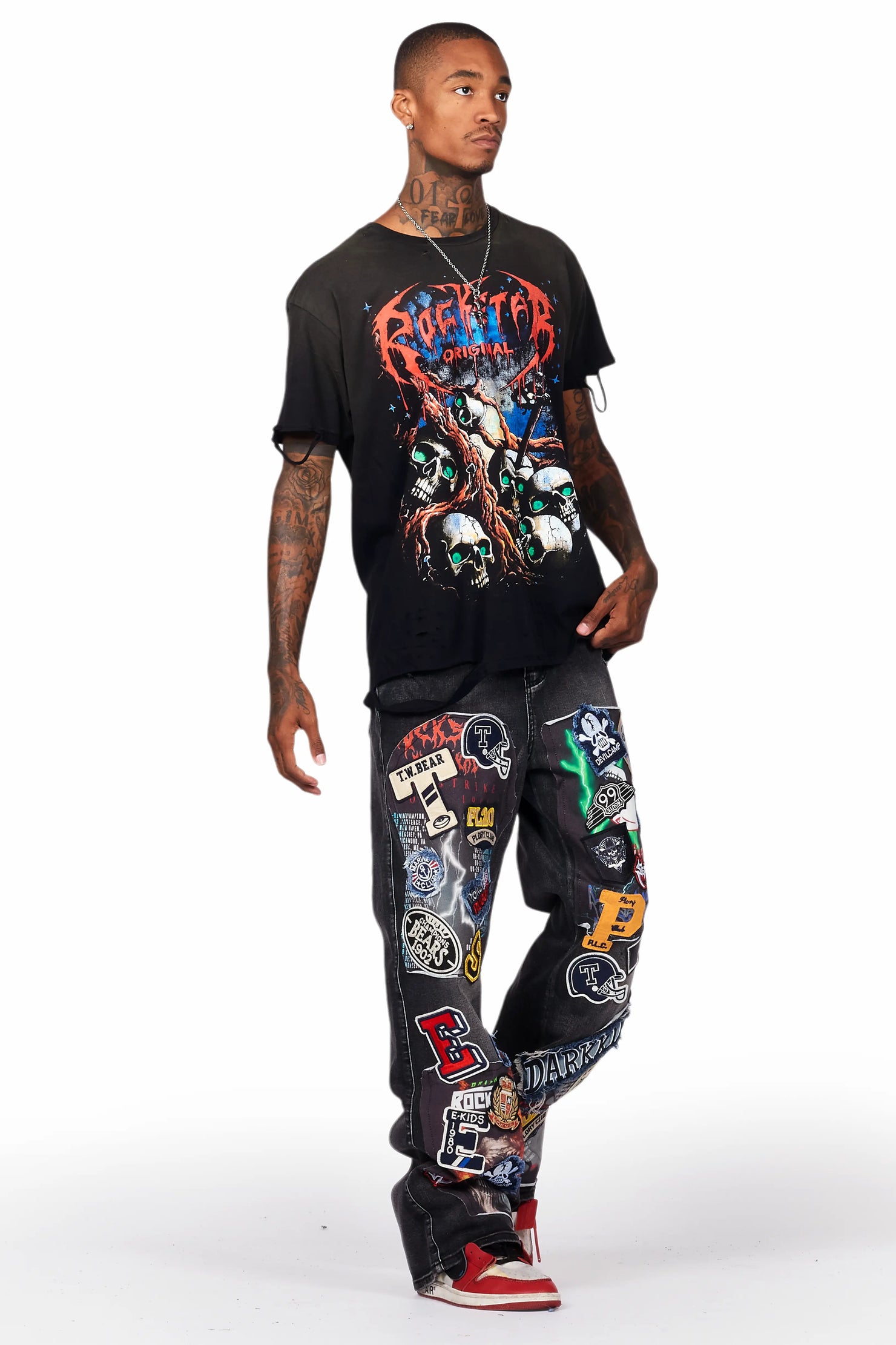 Arvid Dark Grey Baggy Fit Jean