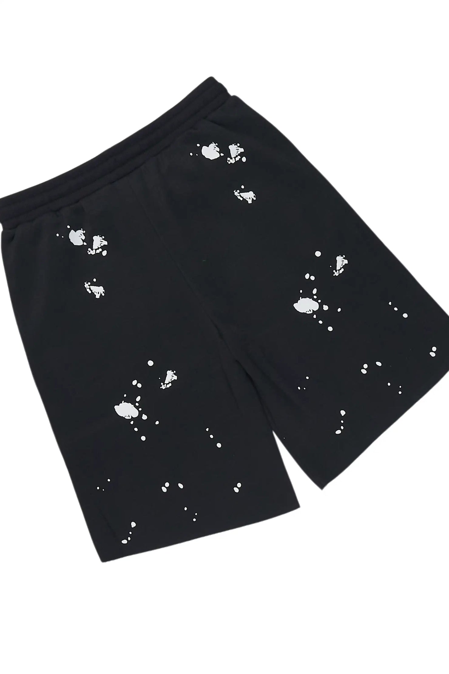 Boys Raffer Black Hoodie Short Set