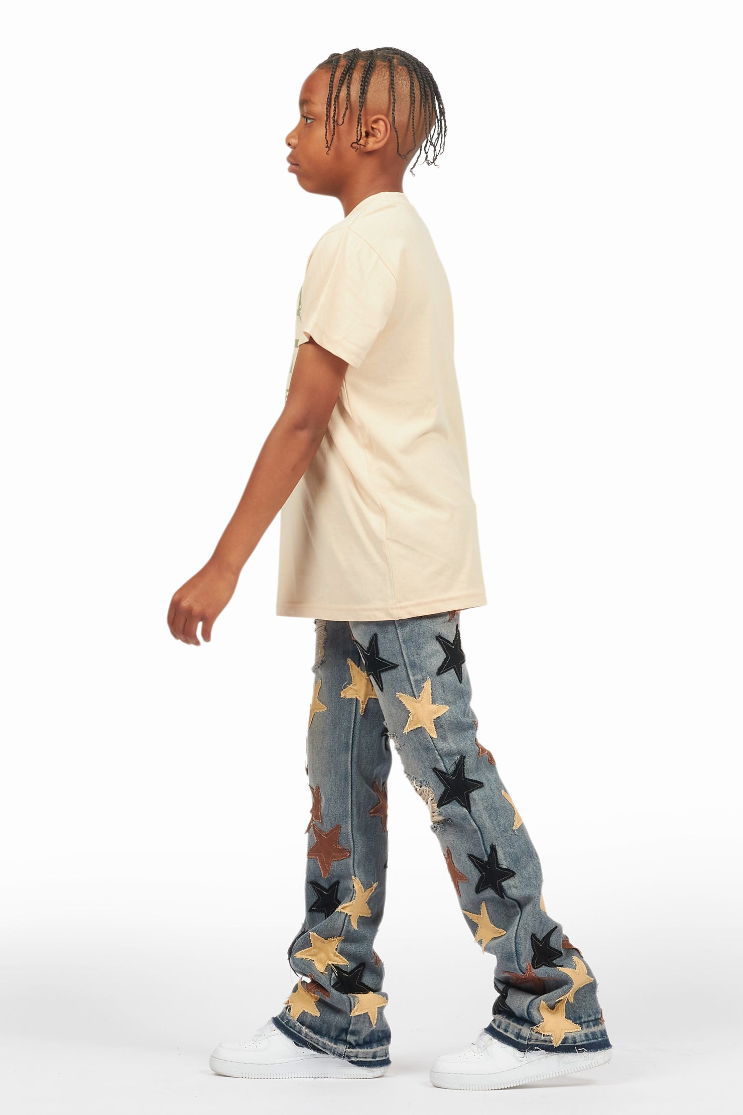 Boys StarLane Tint Stacked Flare Jean