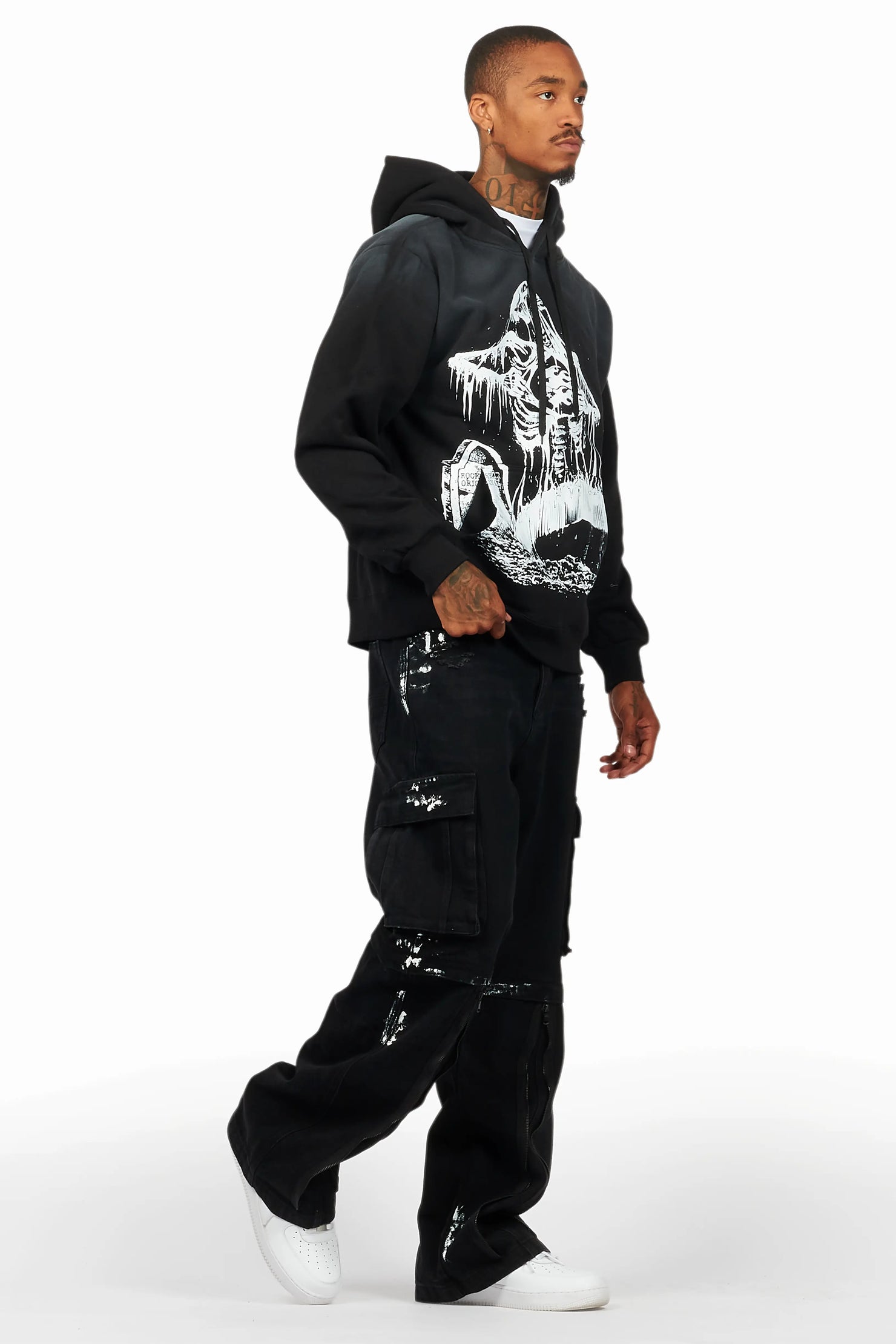 Brookwood Black Hoodie/Baggy Fit Jean Bundle