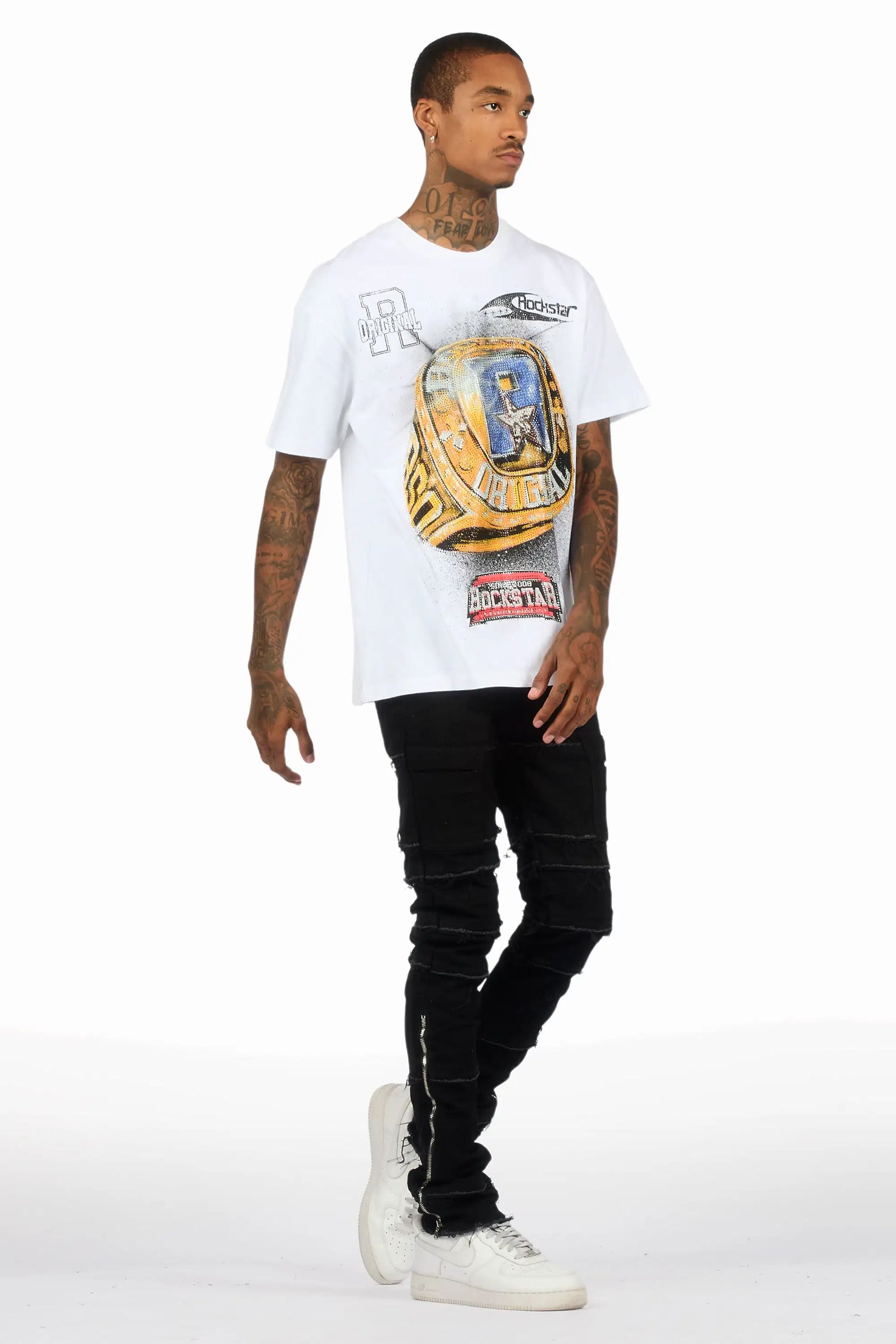 Horado Jet Black Skinny Fit Jean