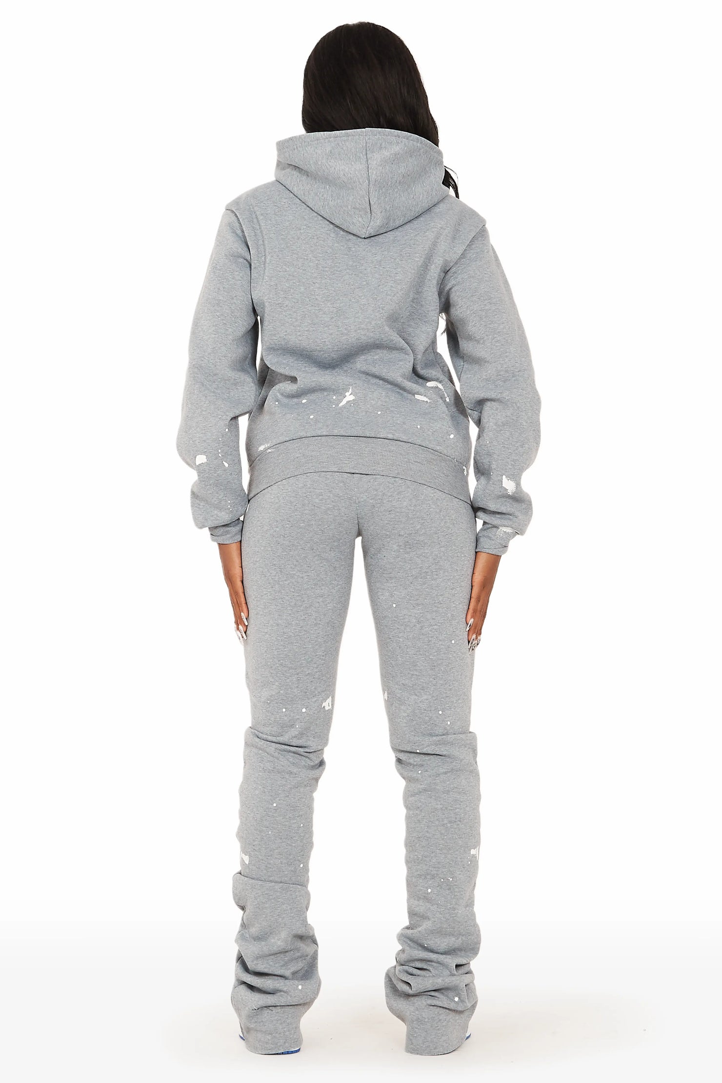 Hadley Heather Grey Super Stacked Trackset