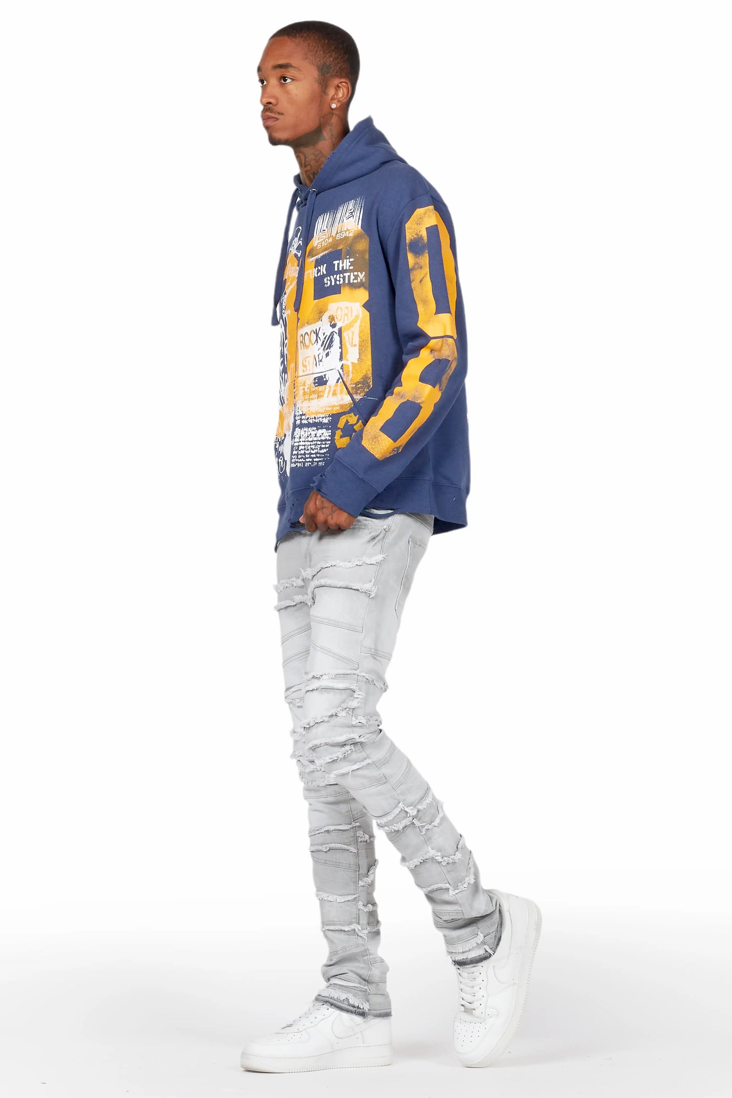 Franko Light Grey Slim Fit Jean