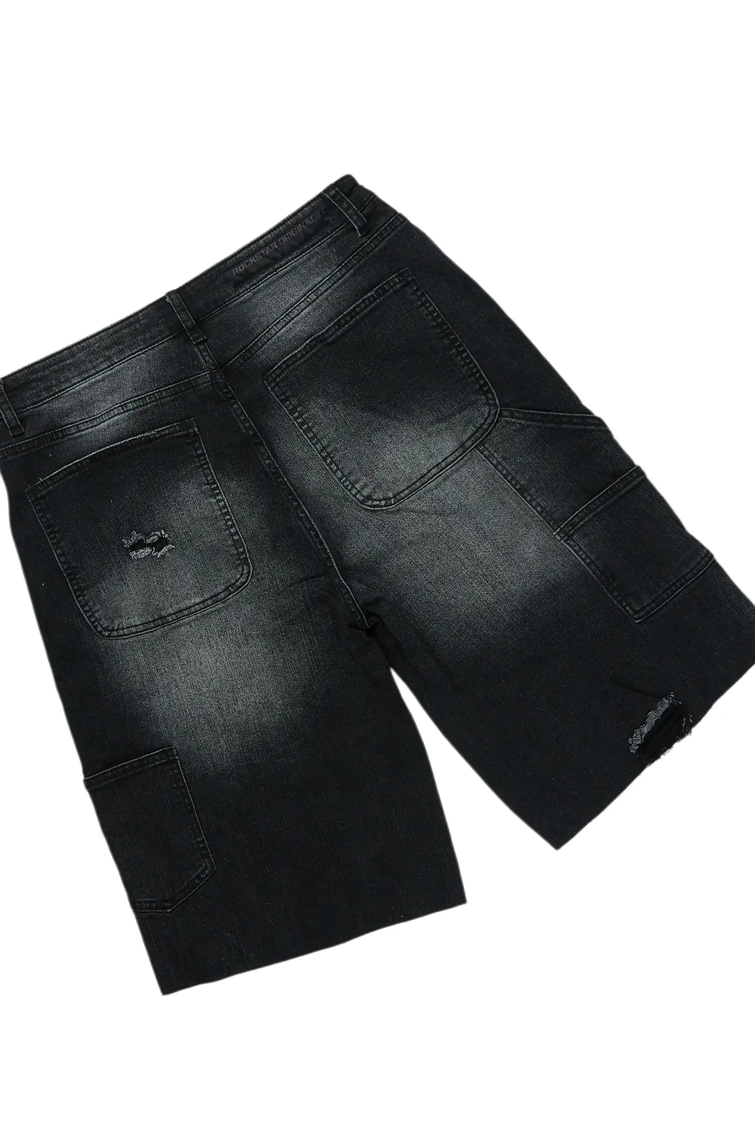 Grill Black T-Shirt/Denim Short Set