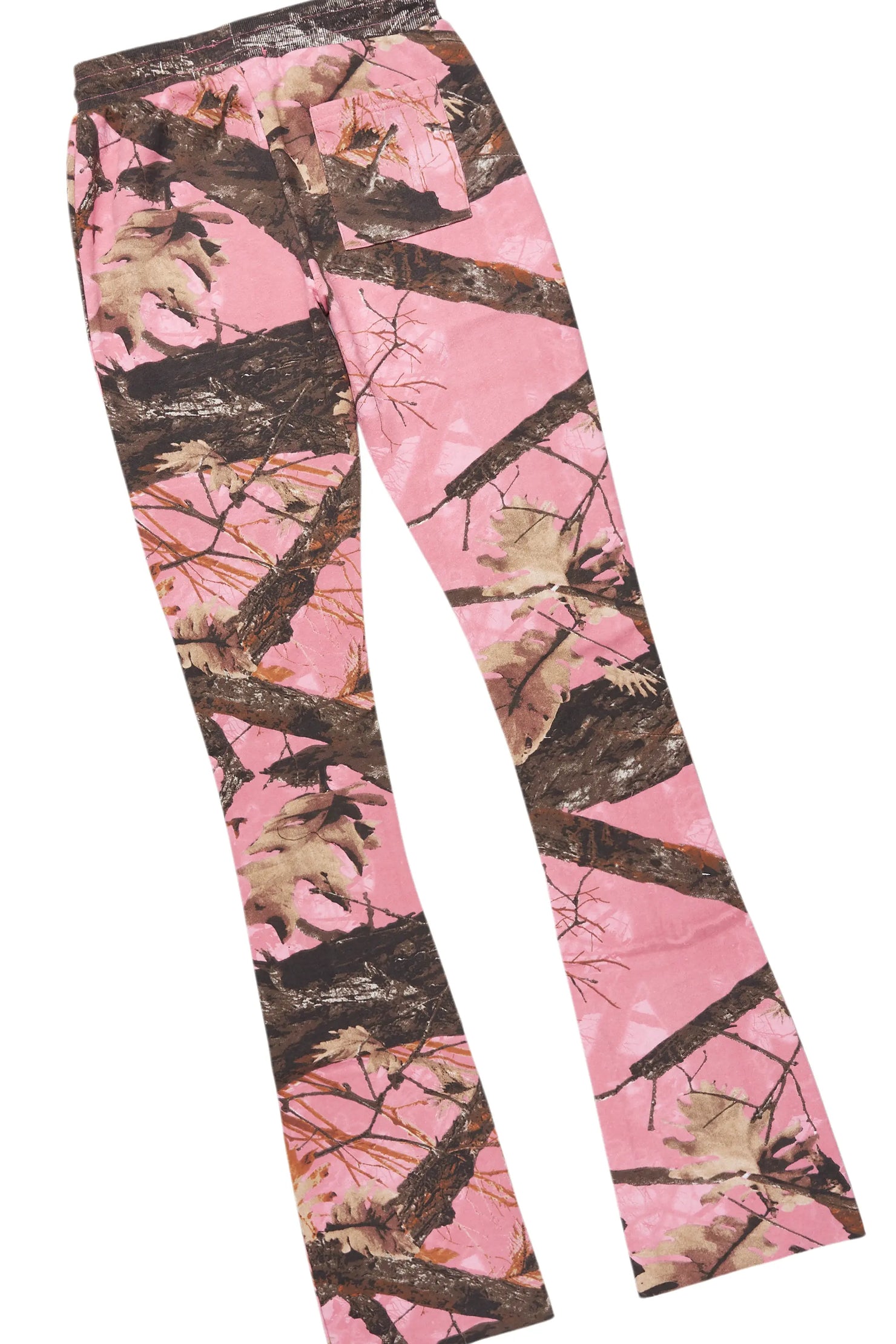 Tabby Pink Graphic Stacked Flare Track Set