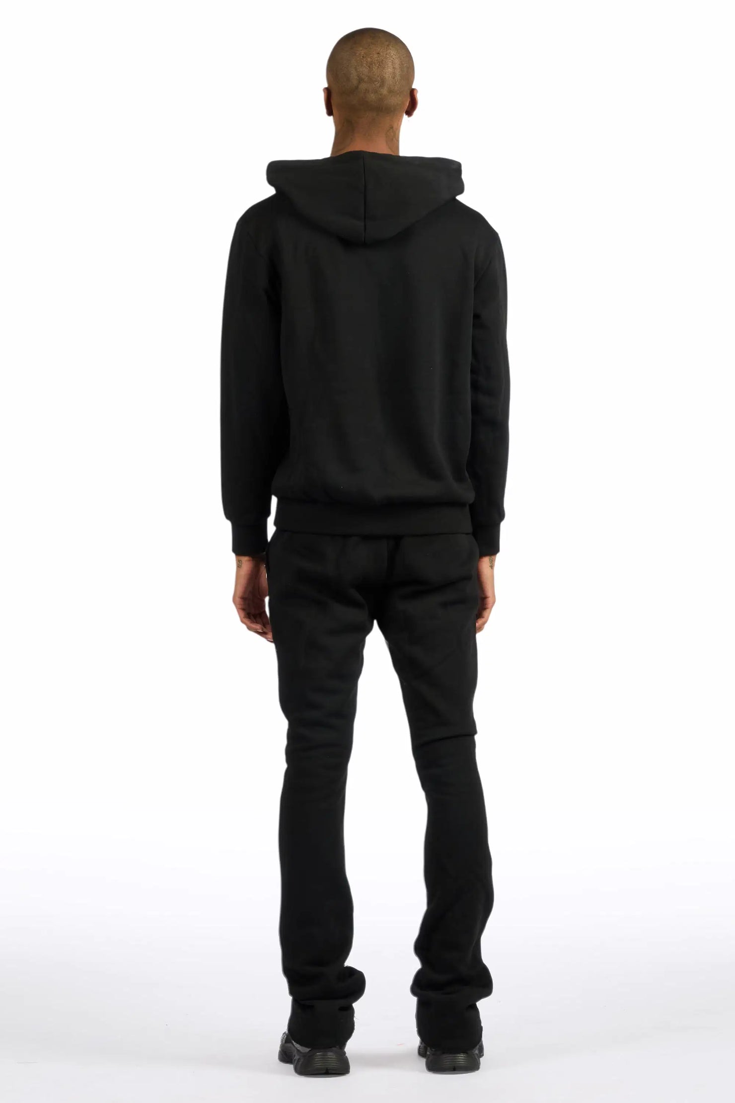 Art Dist 2.0 Black/Multi Hoodie/Stacked Flare Track Set