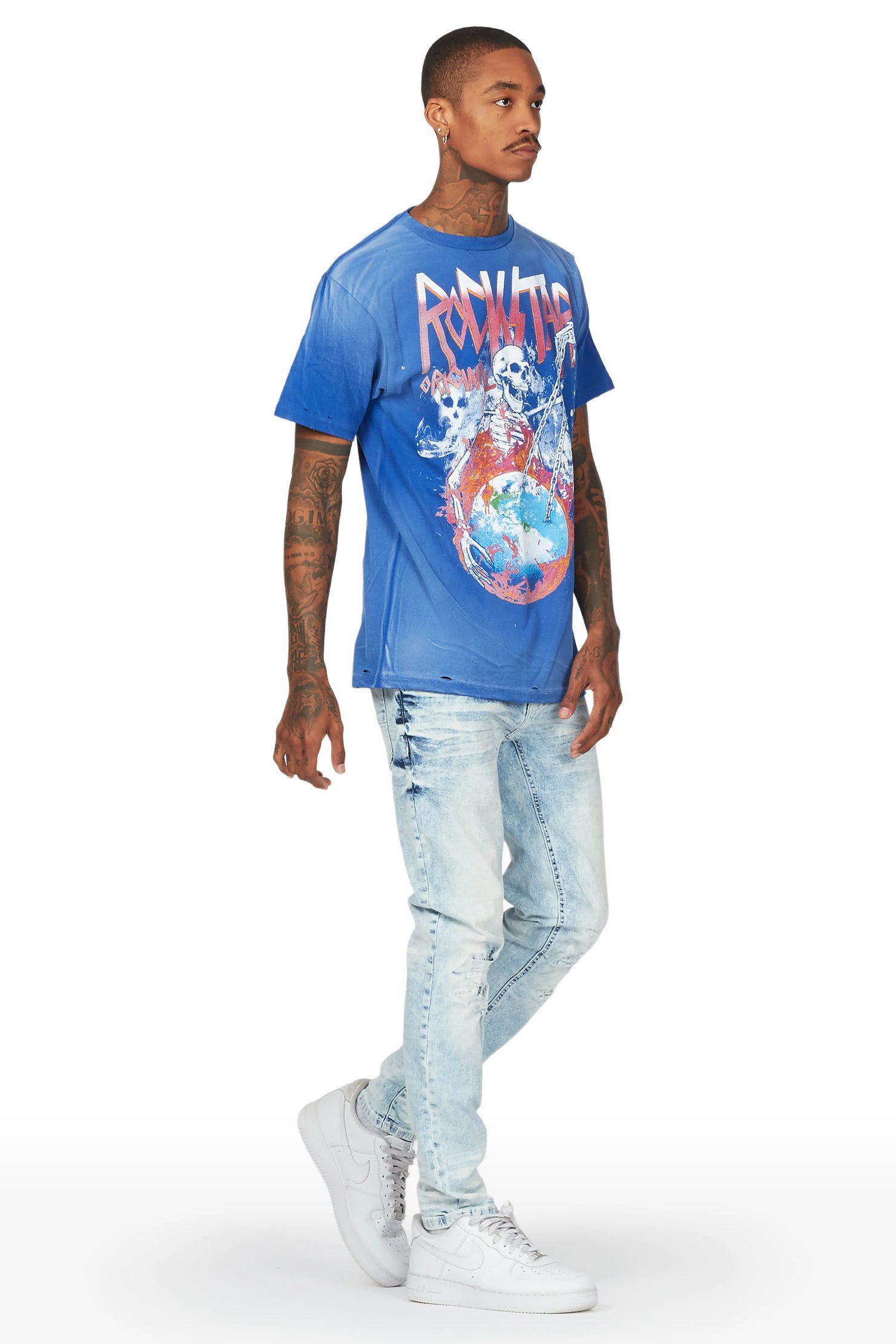 Vinny Beach Blue Stretch Jean