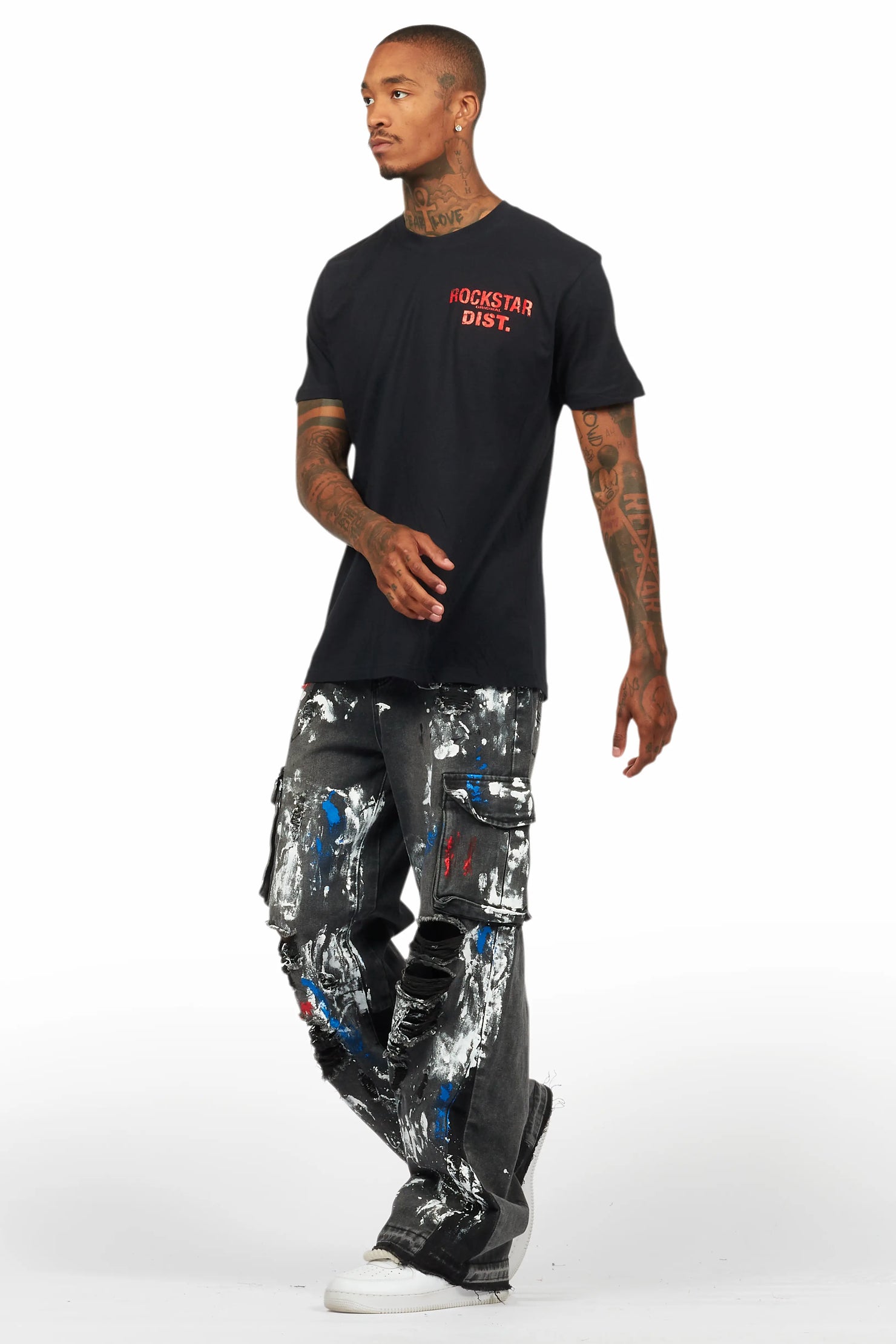 Lake Black/Red Graphic T-Shirt