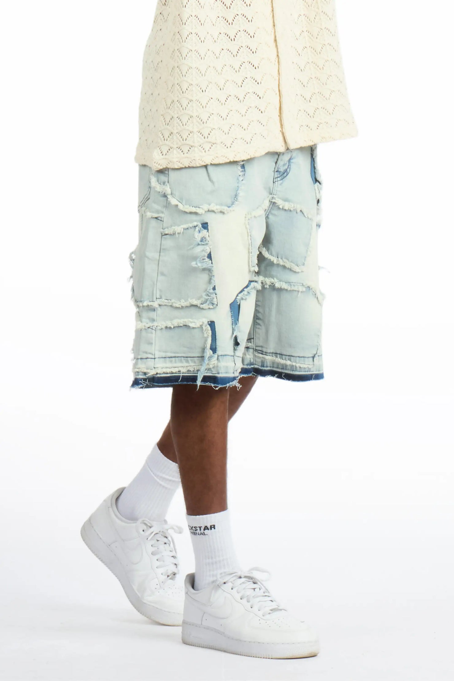 Jacomus Blue Denim Short