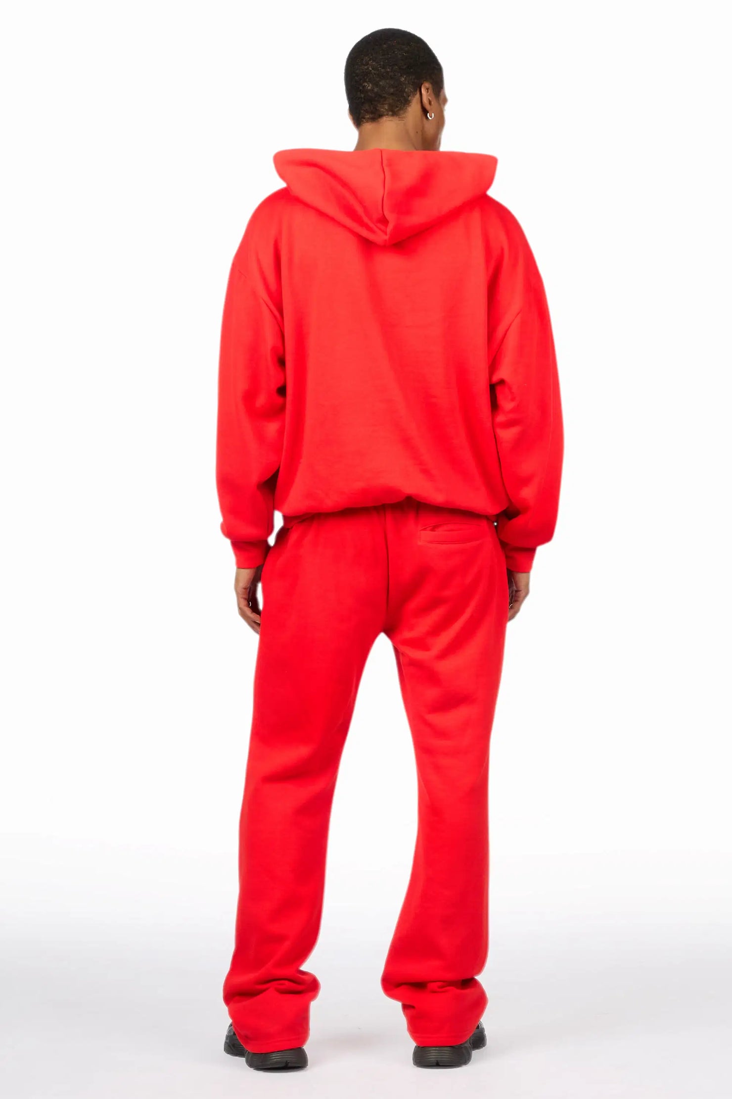 Twinkle Red/Black Hoodie Relaxed Track Set