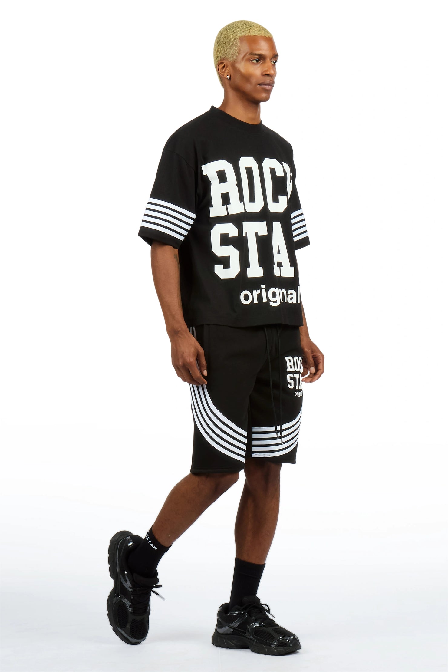 Rulik Black T-Shirt/Short Set