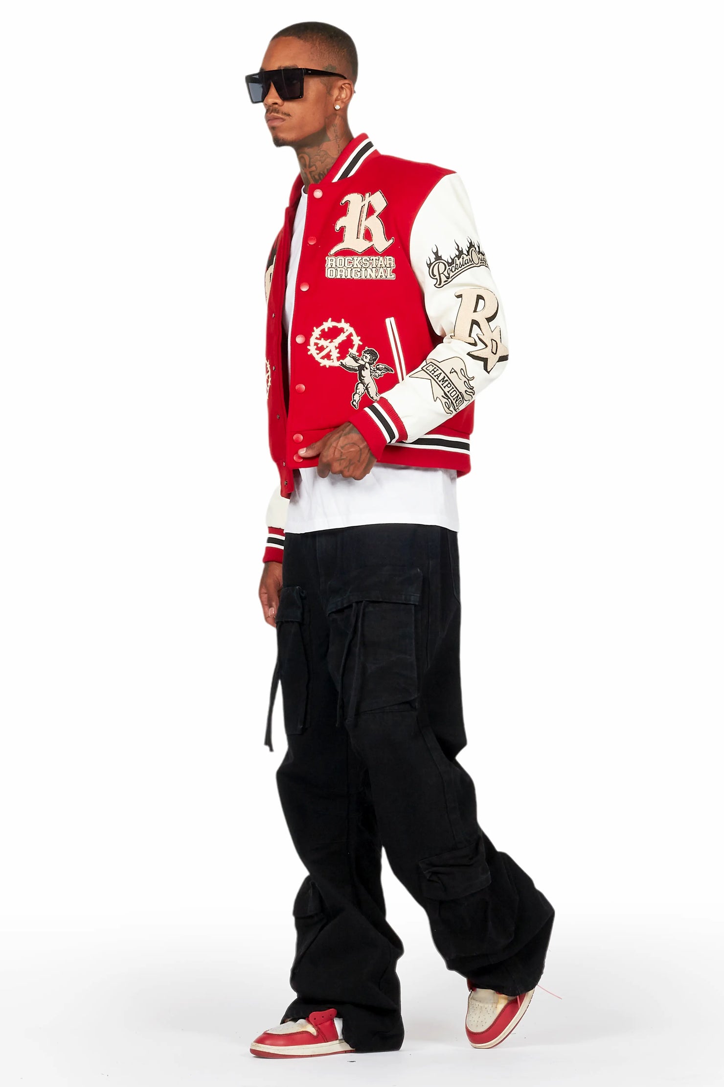 Rune Red Varsity Jacket