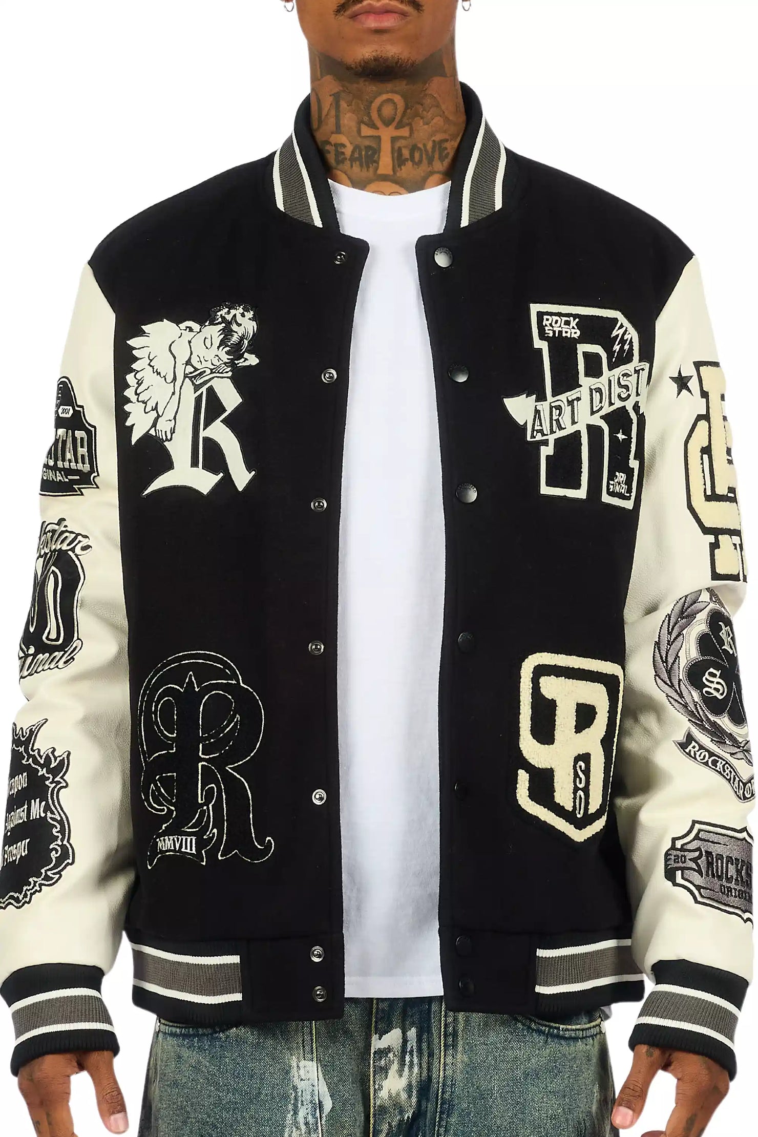 Champion Black Varsity Jacket