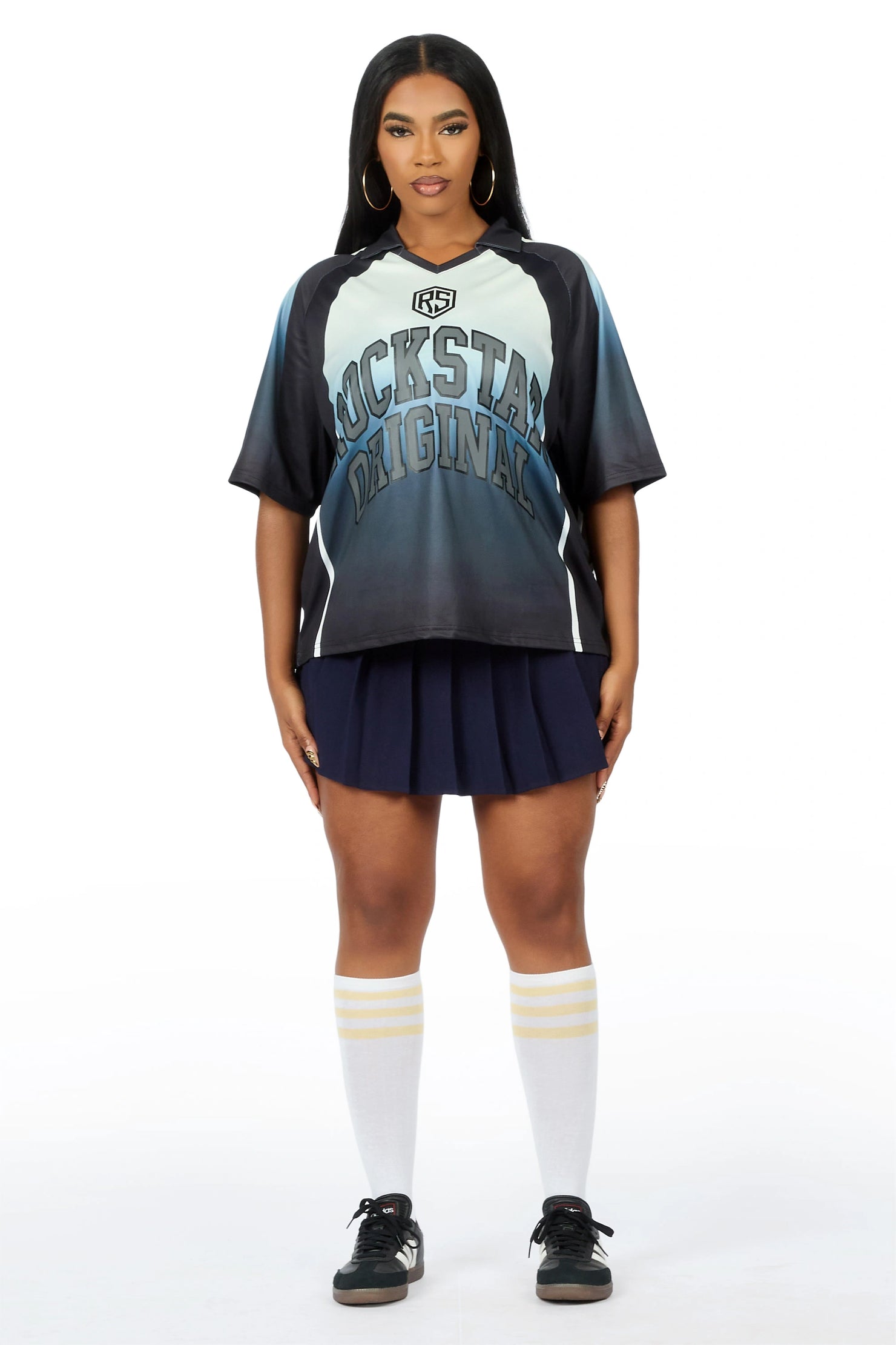 Jaiyaa Black Graphic Jersey