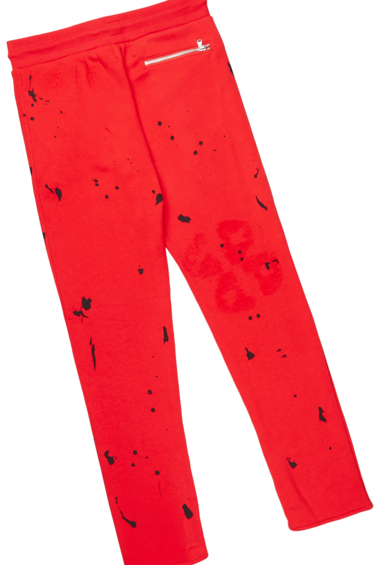 Raffer Red Slim Fit Track Set