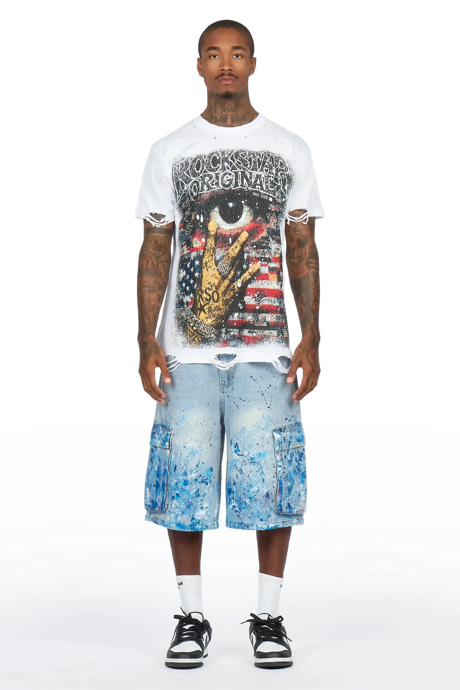 Fonte Light Indigo Denim Jort