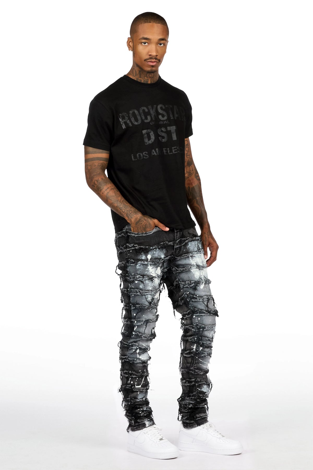 Garson Dark Grey Skinny Fit Jean