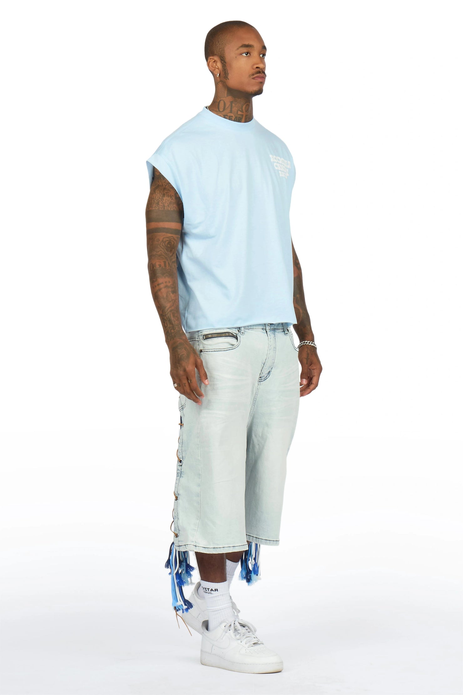 Otto Light Blue Jort