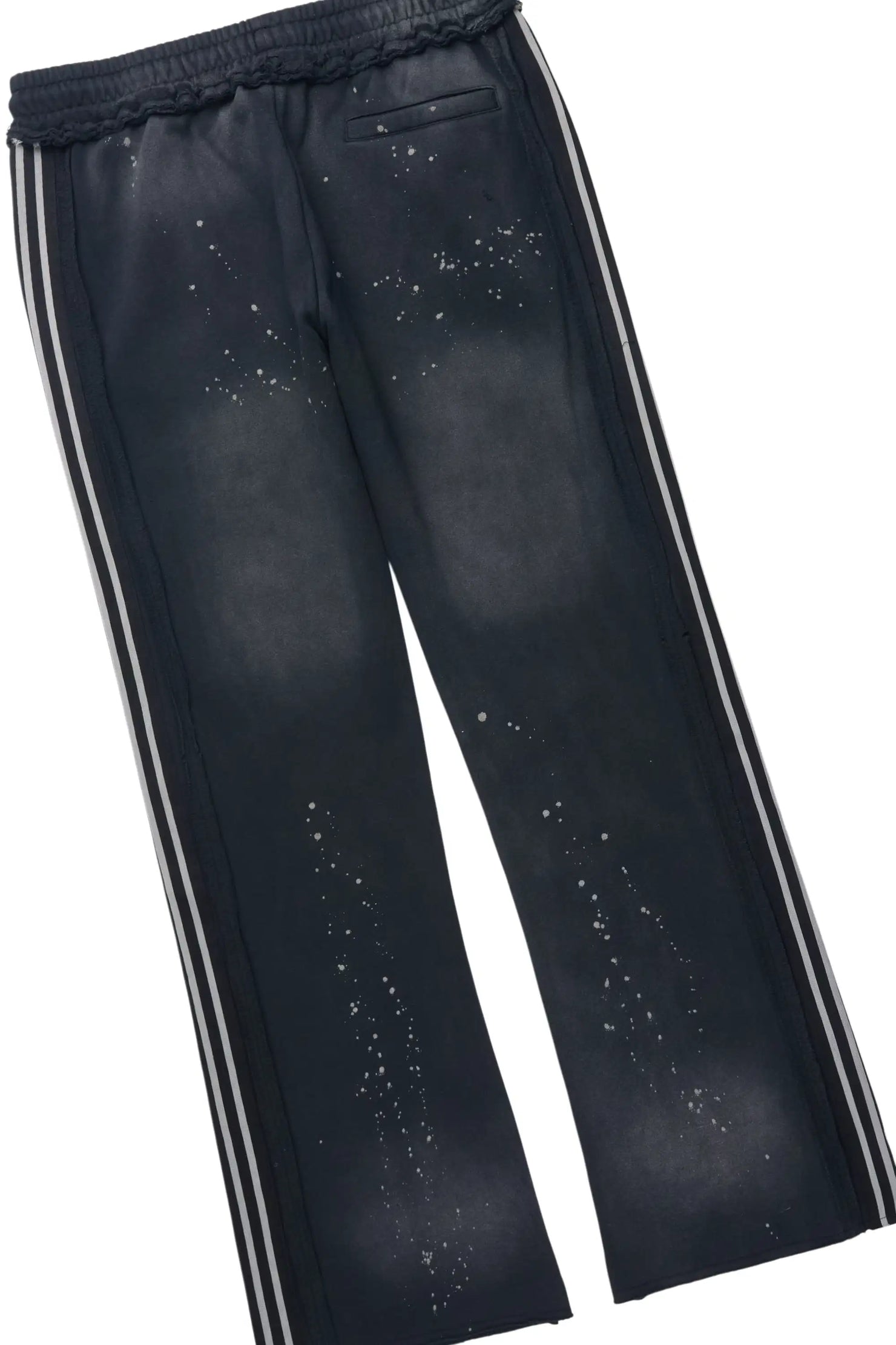 Manier Vintage Black Hoodie/Straight Pant Track Set