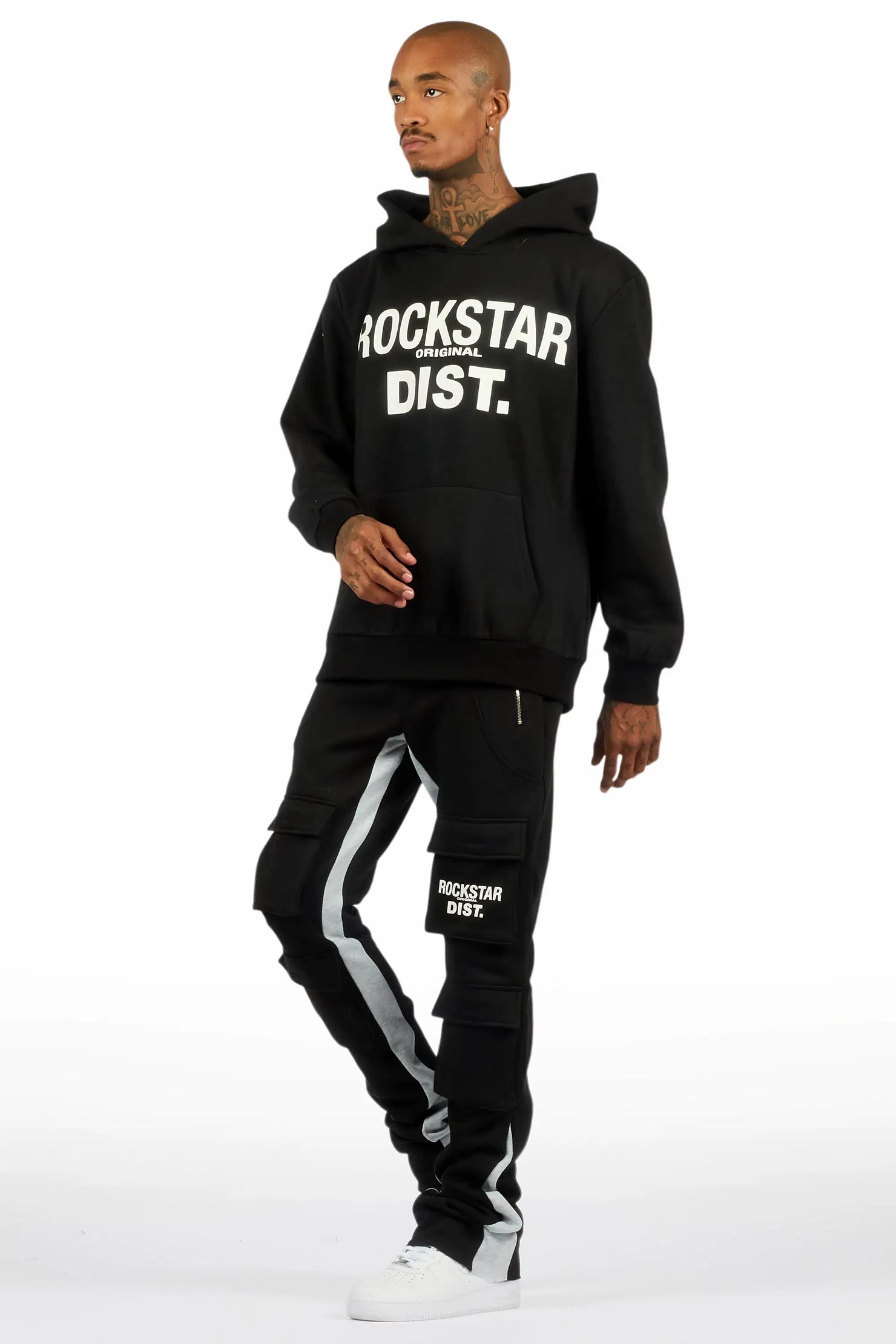 Antoon Black Stacked Track Set