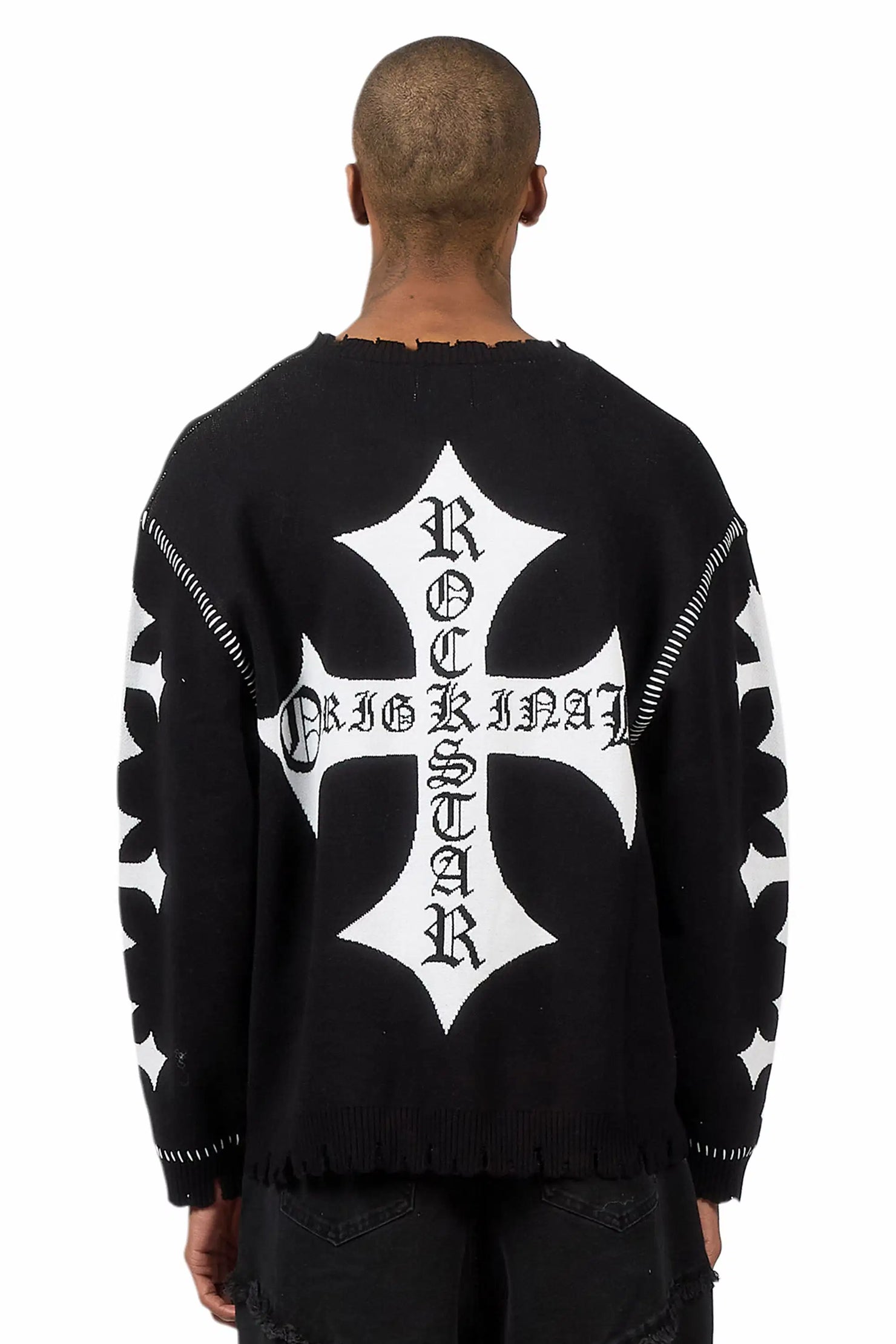 Slaydr Black Knit Sweater
