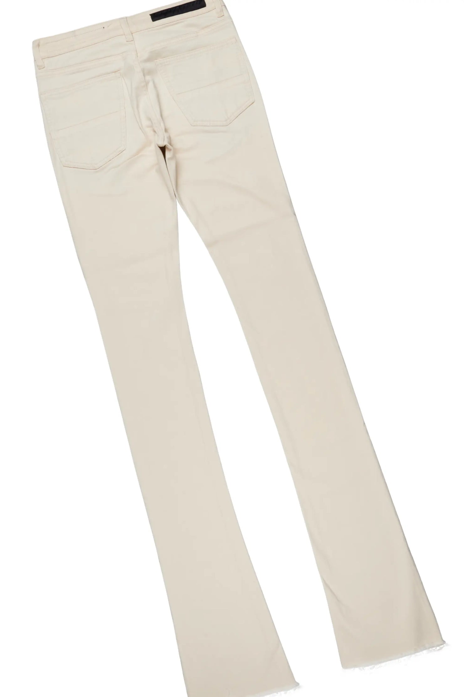 Lake White T-Shirt & Josiah Beige Super Stacked Flare Jean Bundle